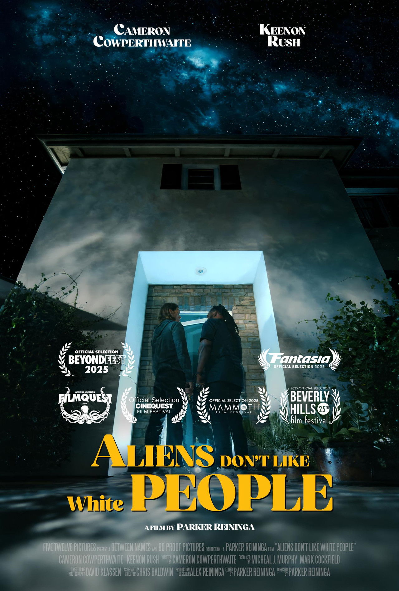 Aliens Don't Like White People Backdrop