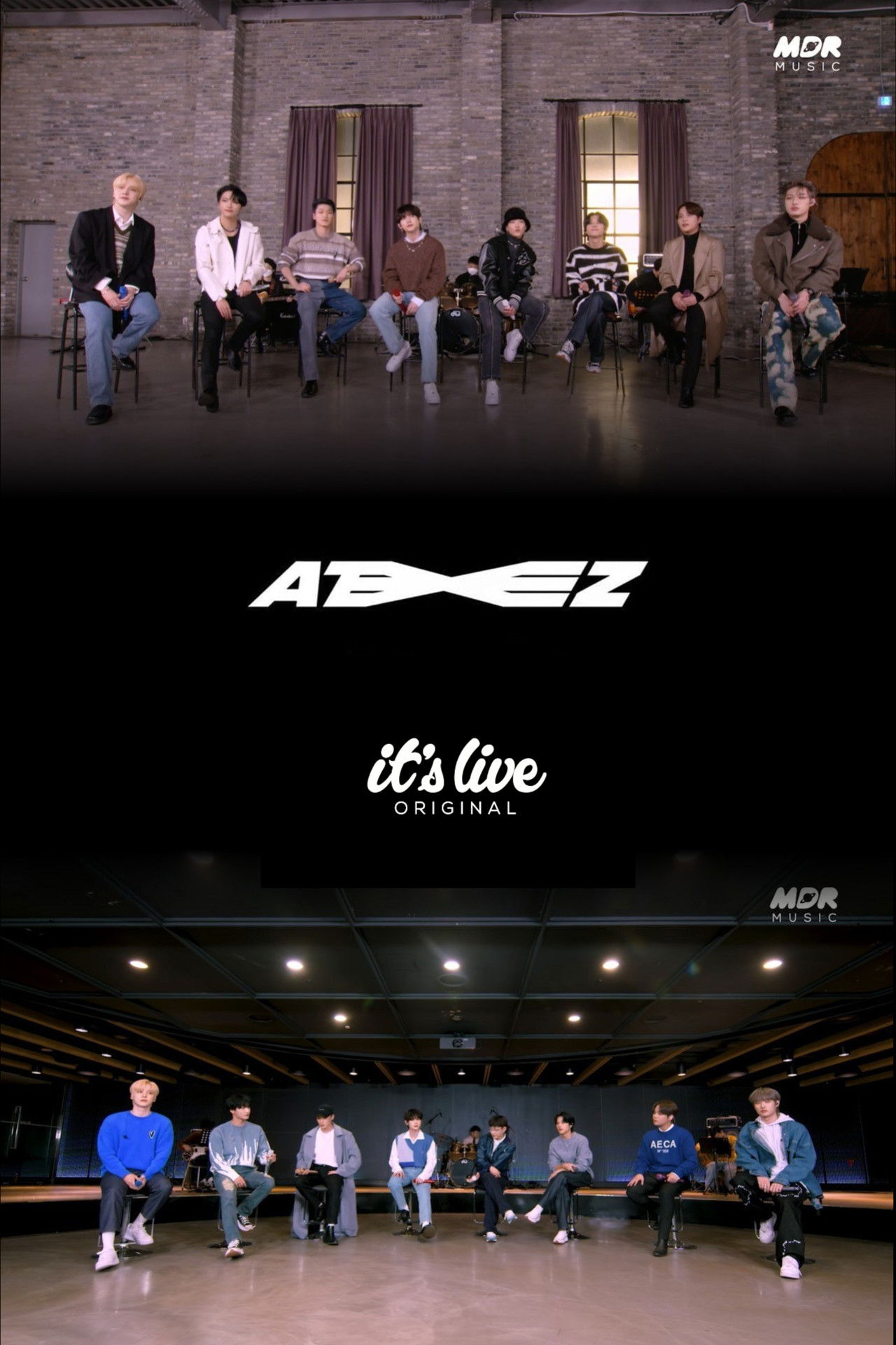 ATEEZ Live Concert at It's Live Backdrop