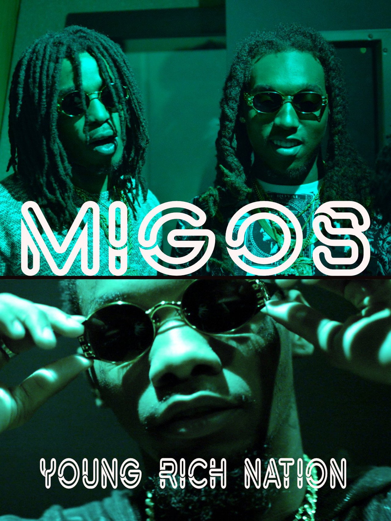 Migos - Young Rich Nation Backdrop