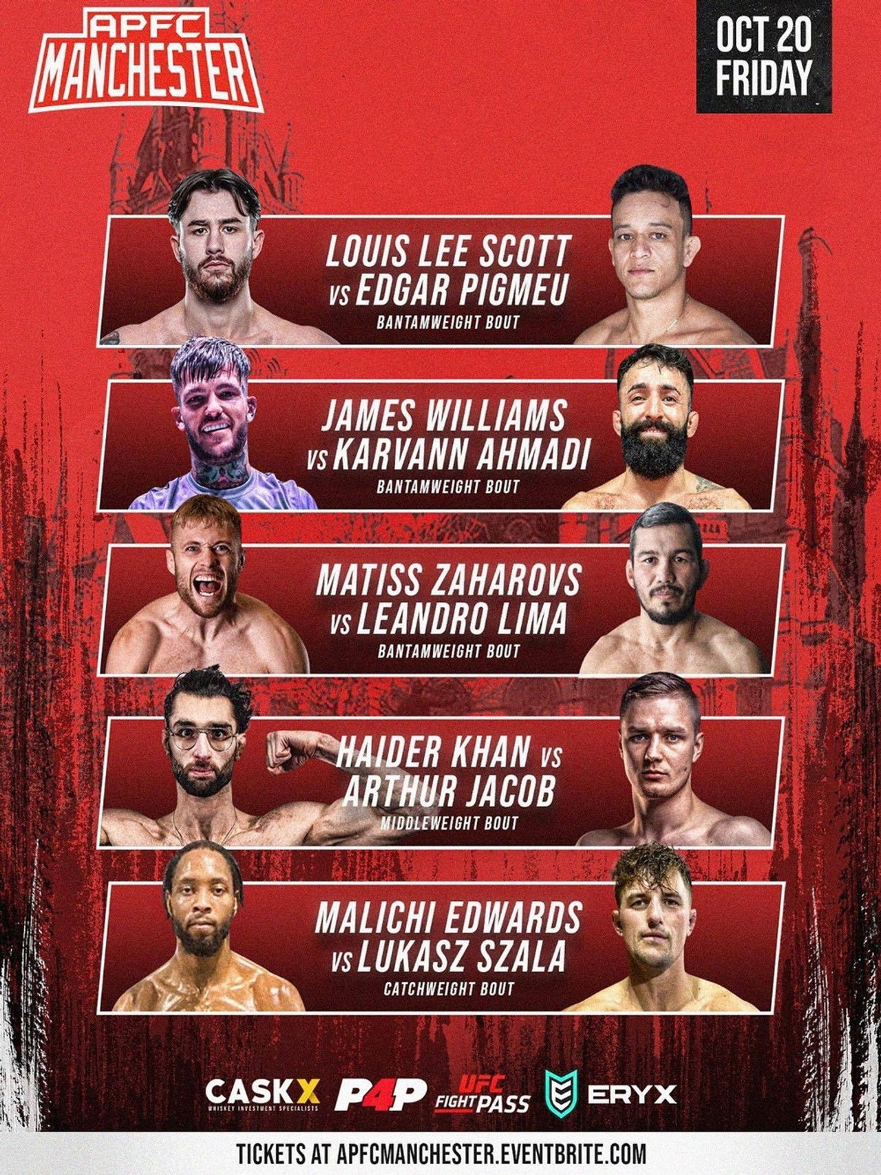 Anthony Pettis FC 8: Manchester Fight Night Backdrop