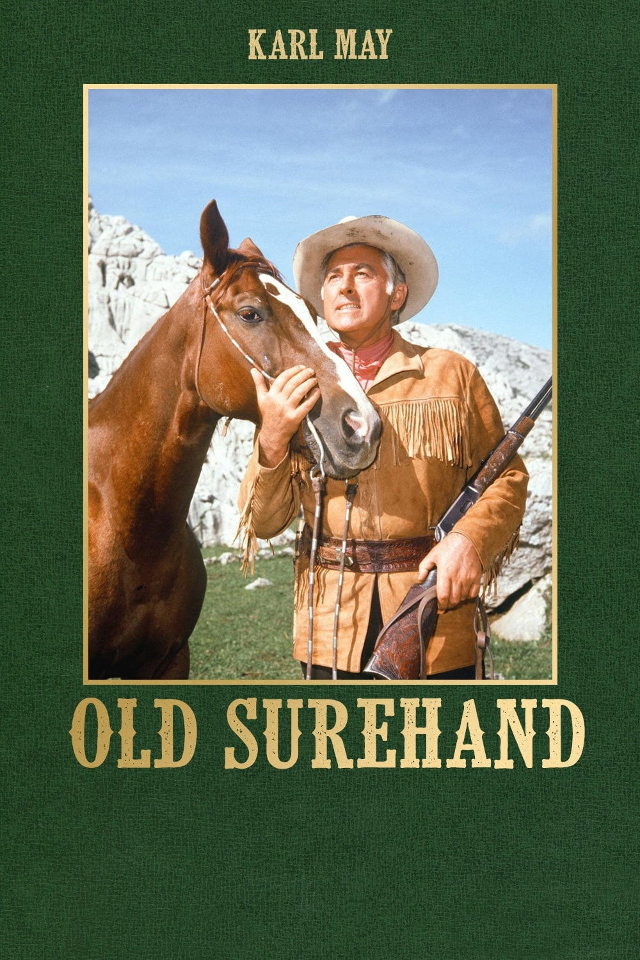 Säker man i western filmaffisch