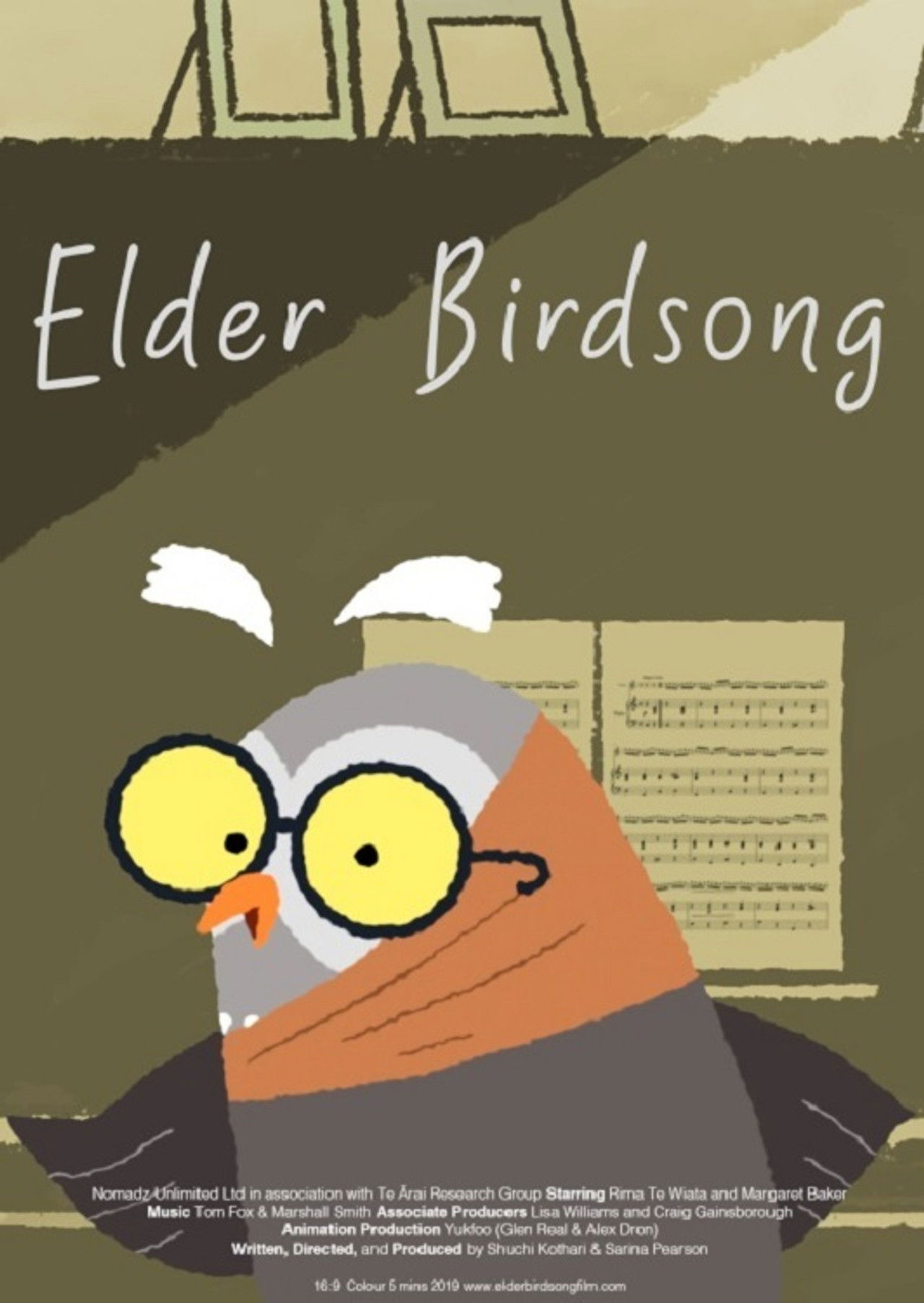 Elder Birdsong Backdrop