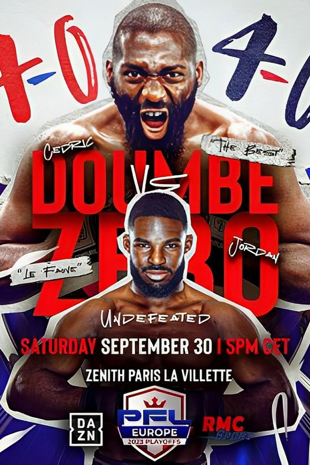 PFL 2023 Europe #3: Playofḟs - Doumbé vs. Zébo filmaffisch