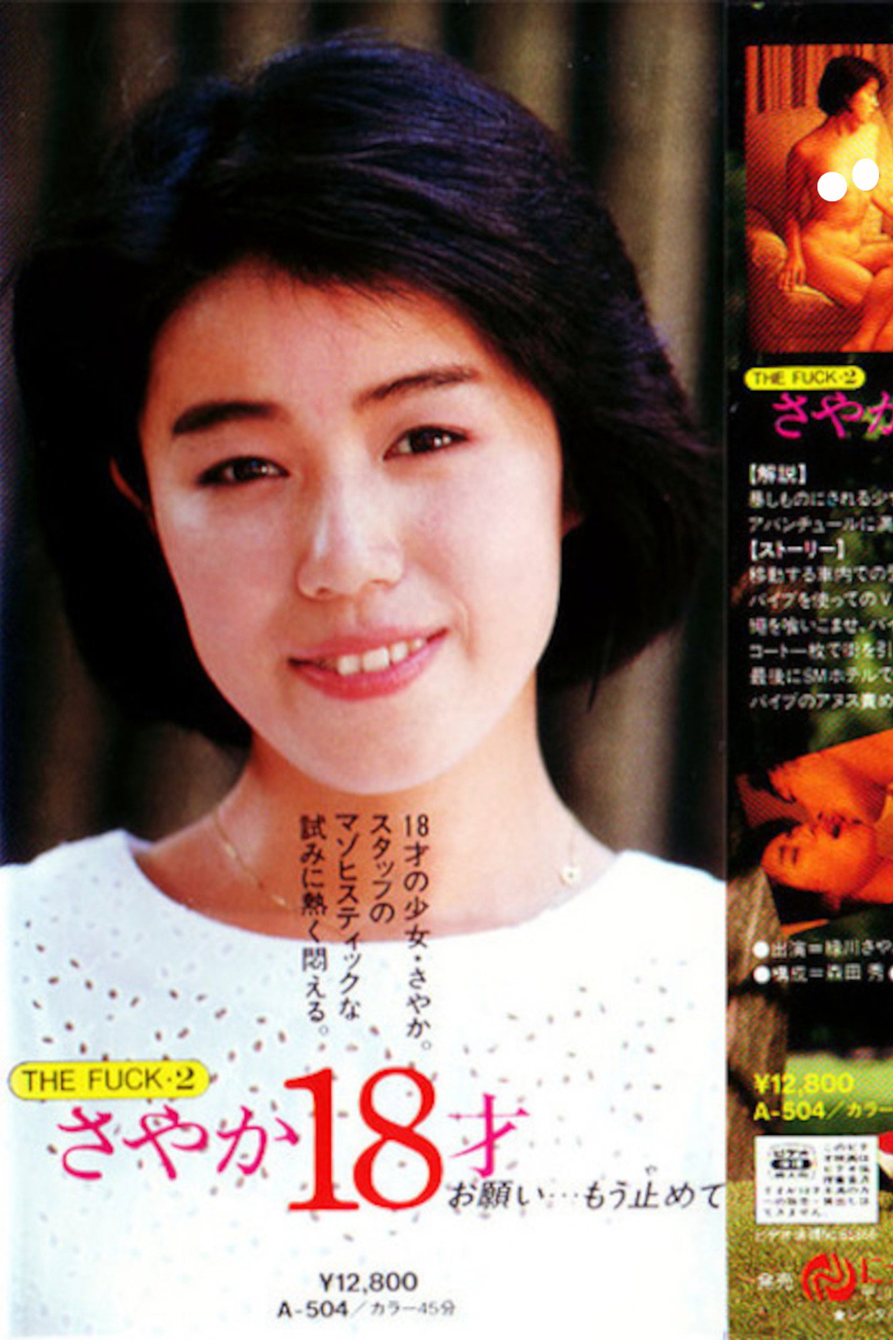 THE FUCK2 さやか18才 お願い…もう止めて filmaffisch