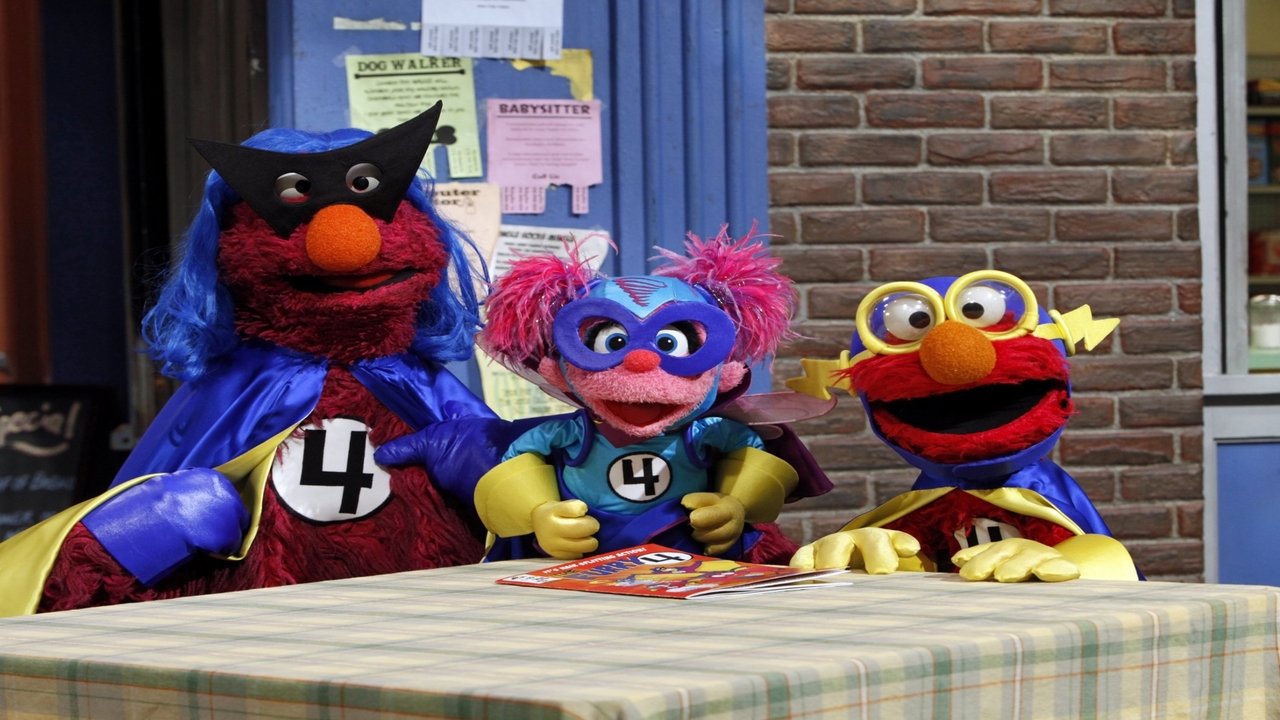 Sesame Street: Iron Monster and Sesame Heroes background