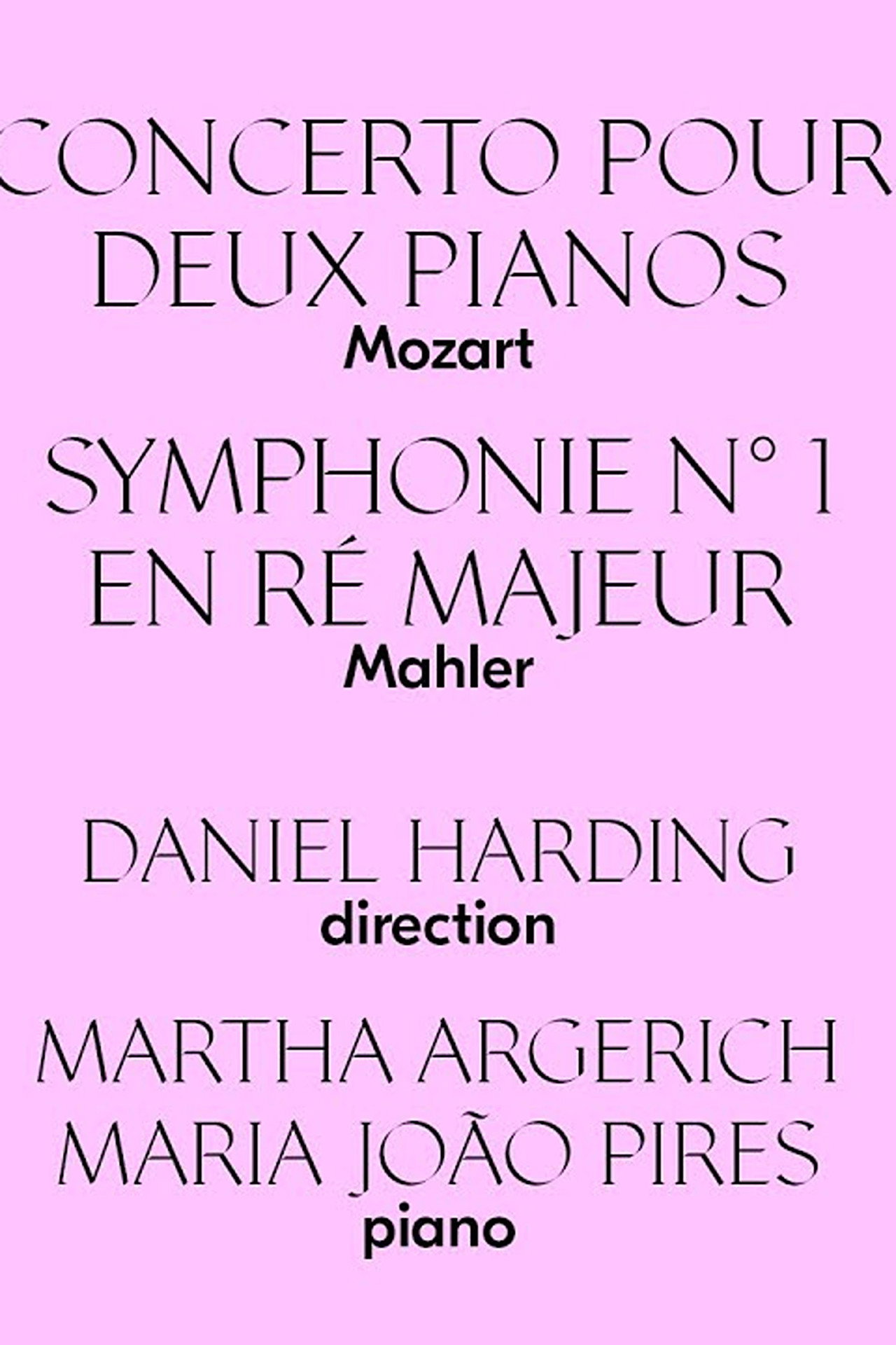 Martha Argerich & Maria João Pires Play Mozart Victoria Hall - Geneva