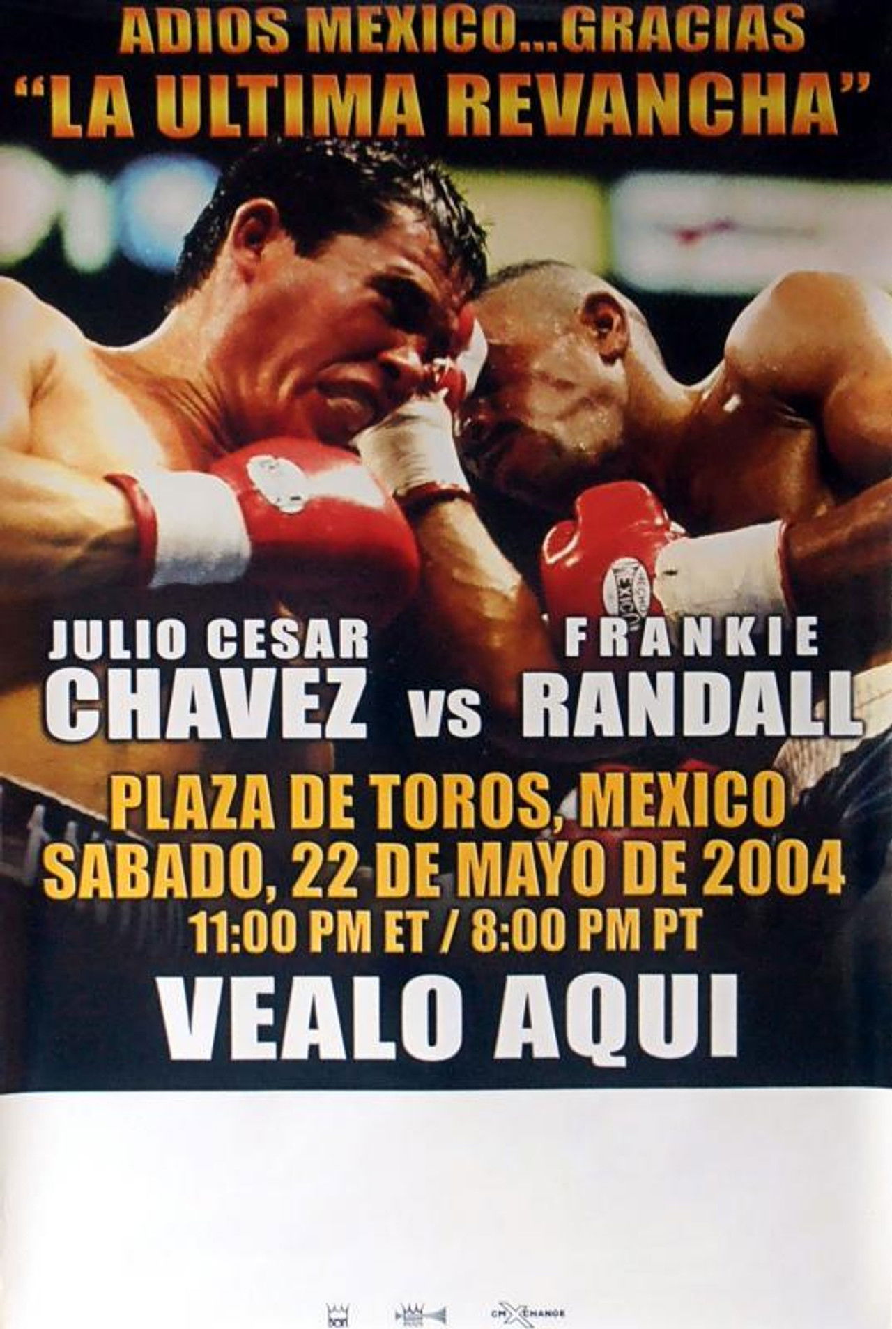 Julio César Chávez vs Frankie Randall III Backdrop
