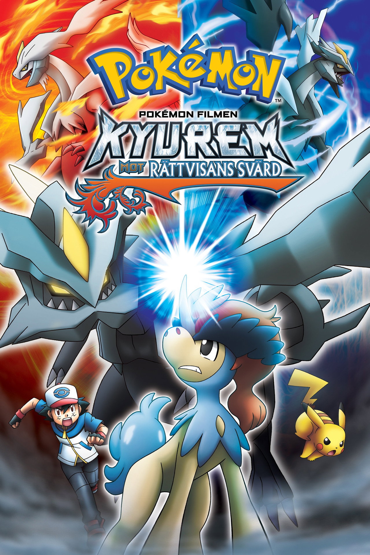 Pokémon: Kyurem mot rättvisans svärd filmaffisch