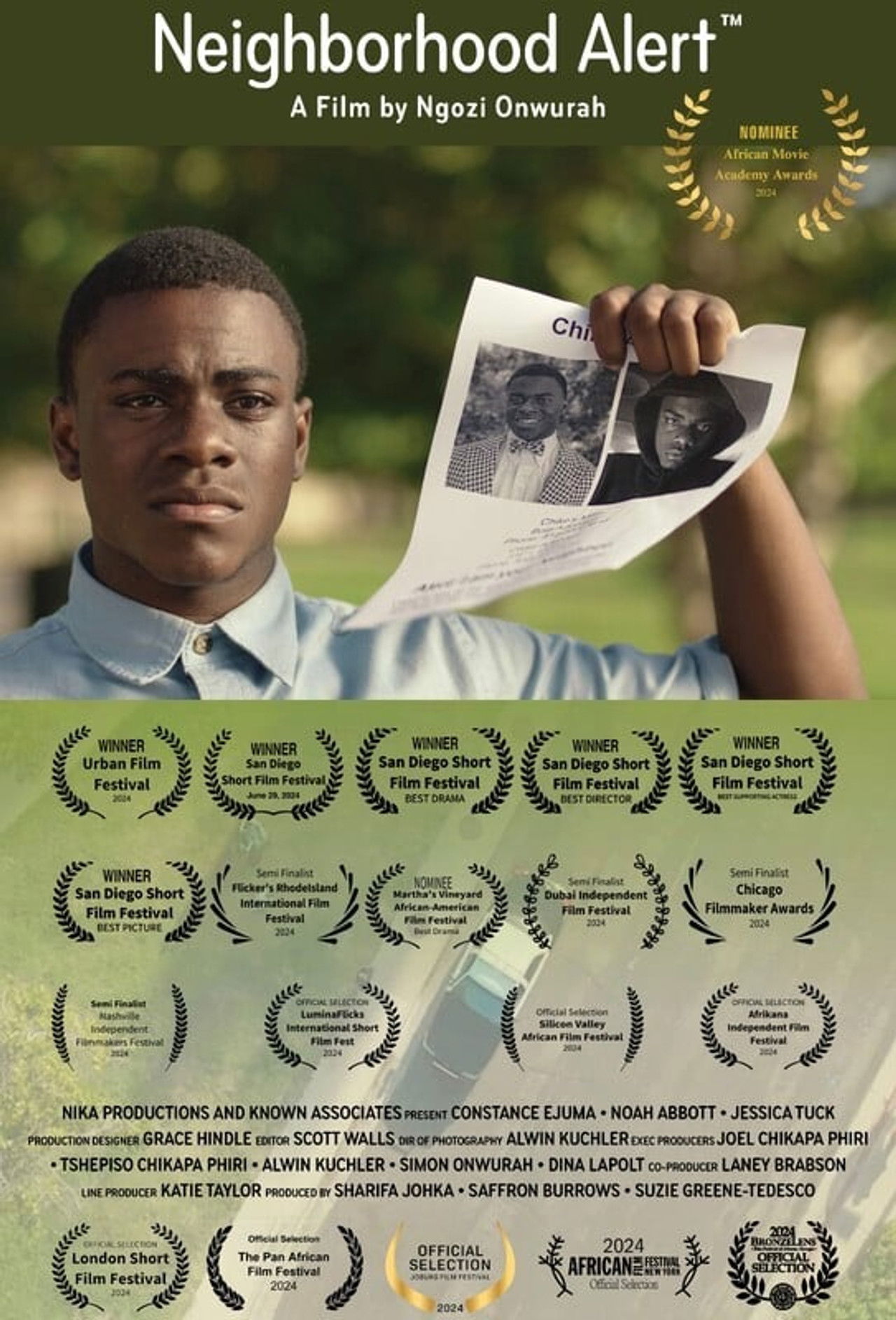 Neighborhood Alert Backdrop