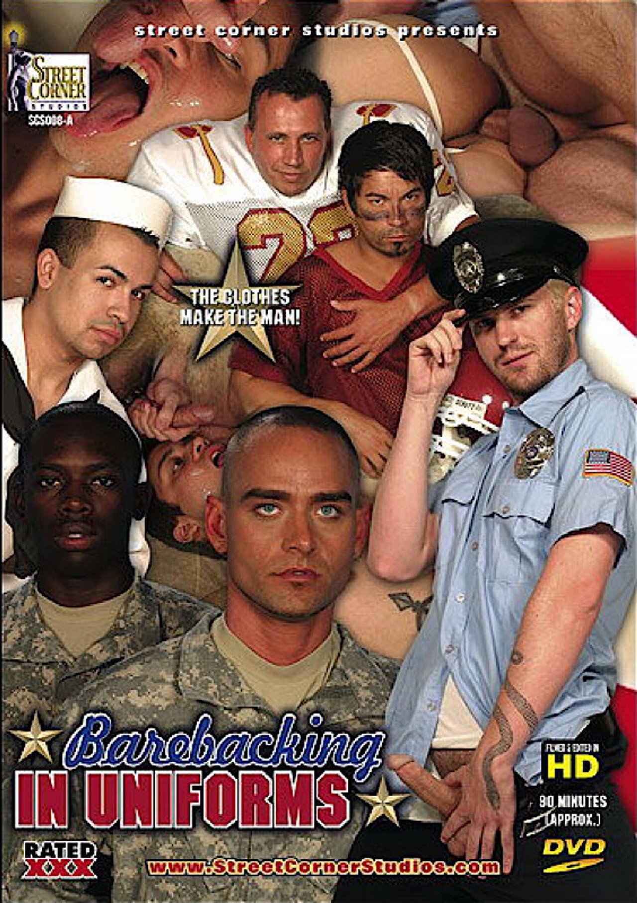 Barebacking in Uniforms filmaffisch