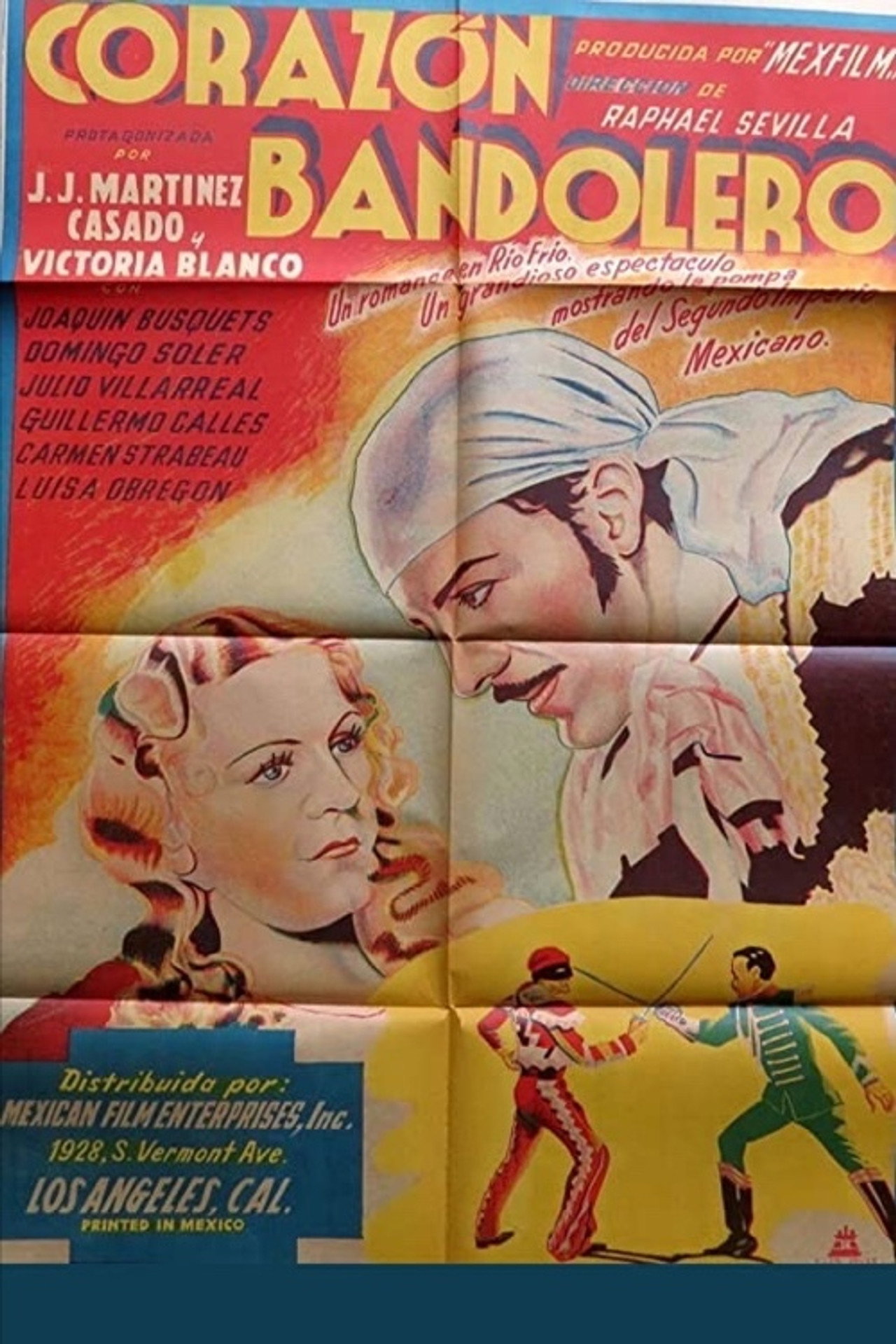 Corazón bandolero filmaffisch