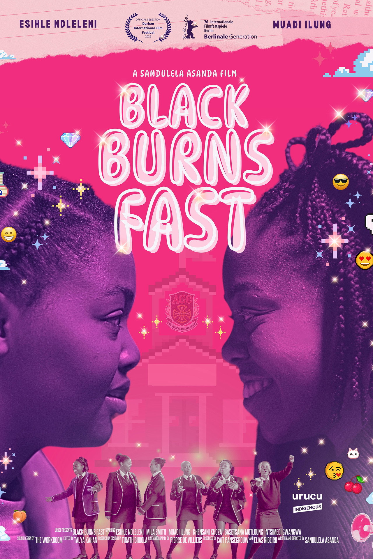 Black Burns Fast filmaffisch