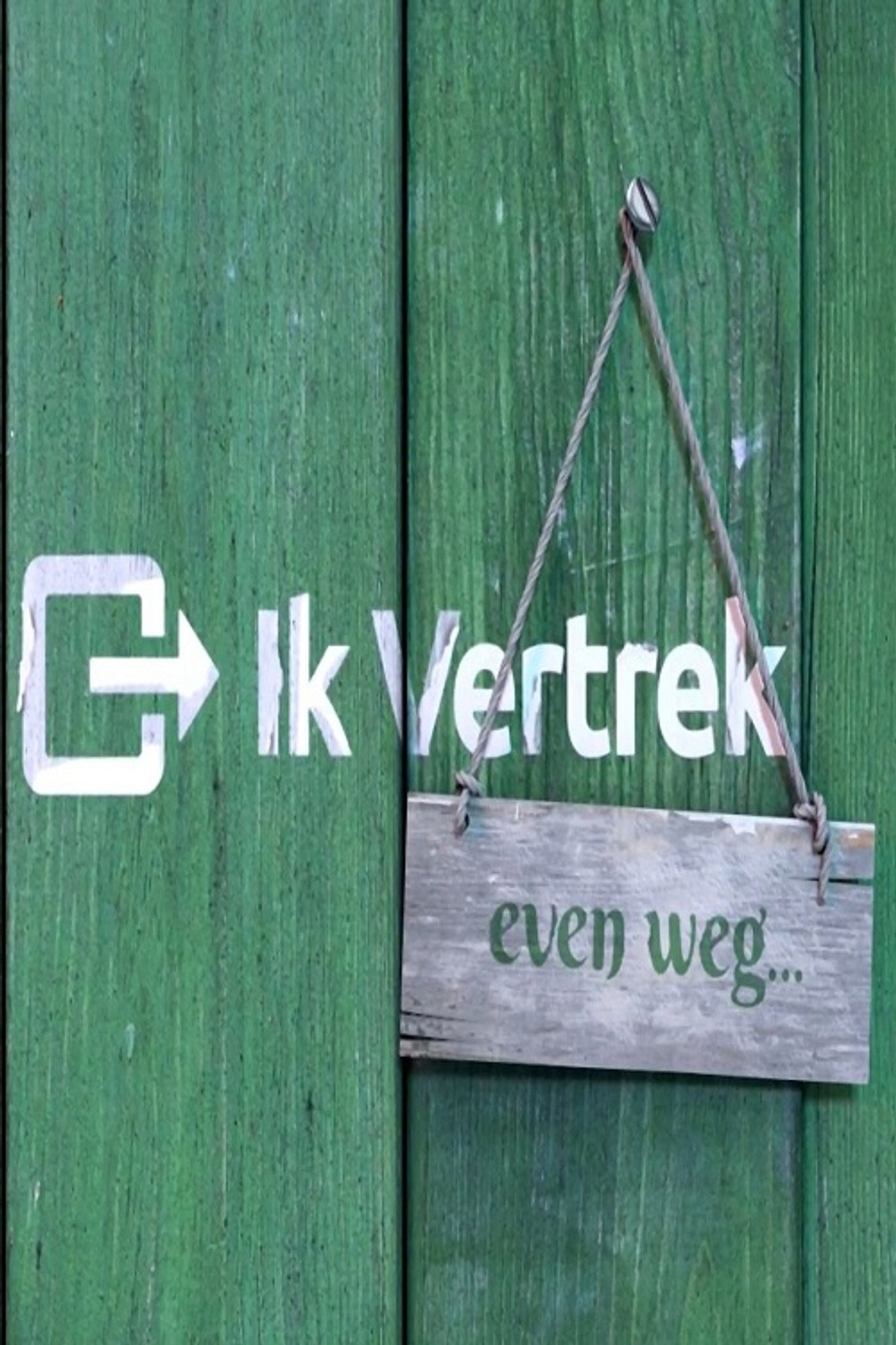 Ik Vertrek: Even weg affisch