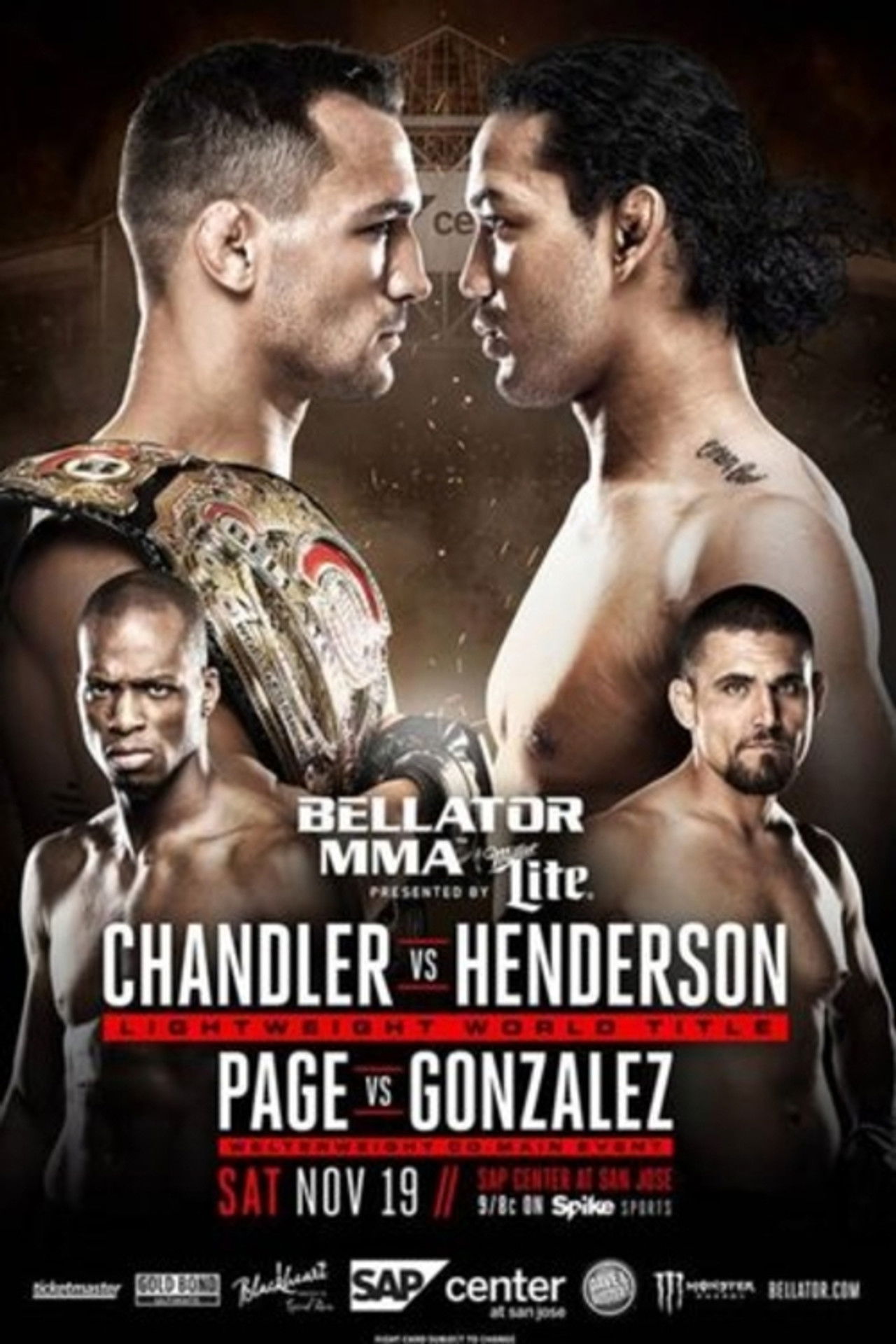 Bellator 165: Chandler vs. Henderson Backdrop