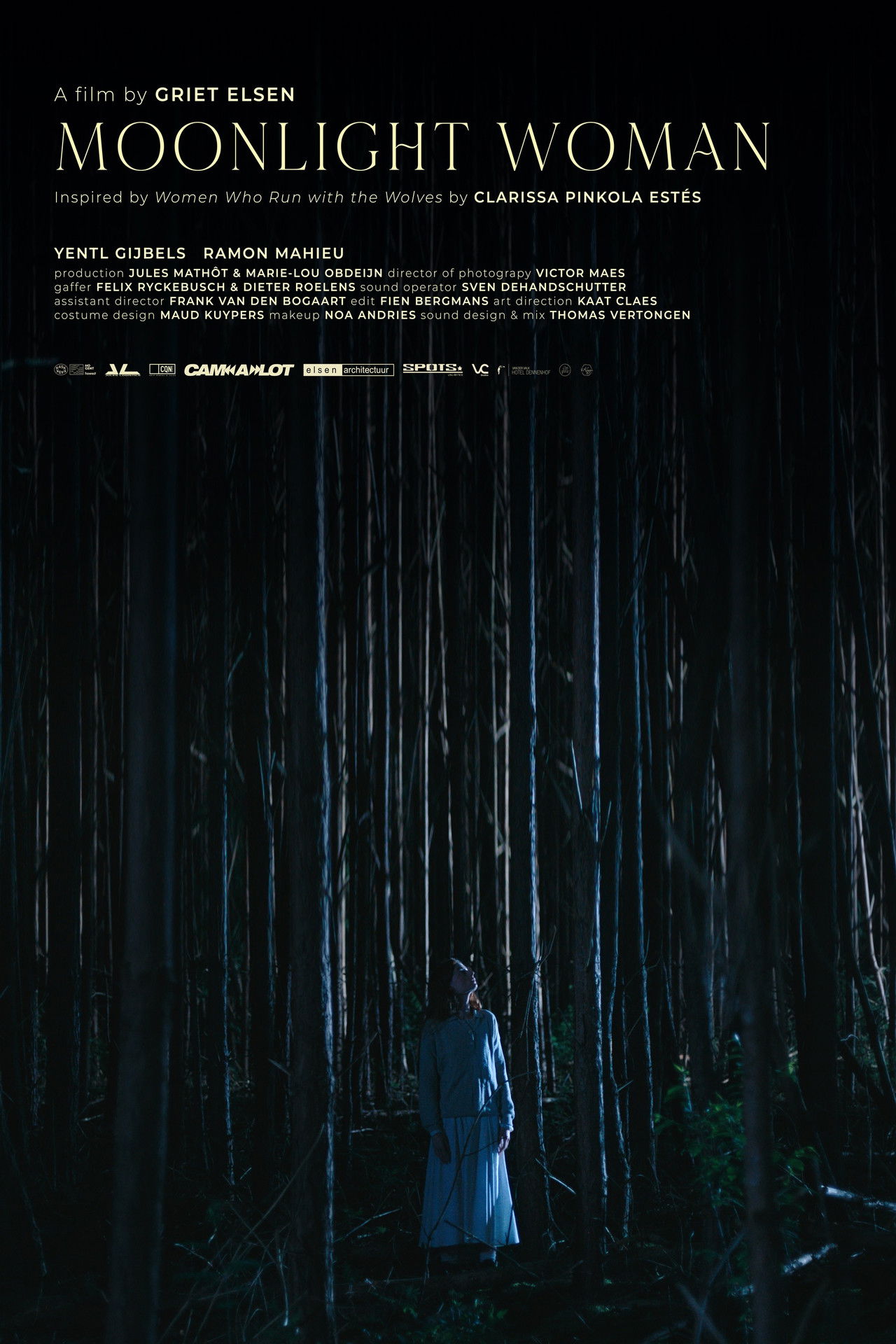 Moonlight Woman Backdrop