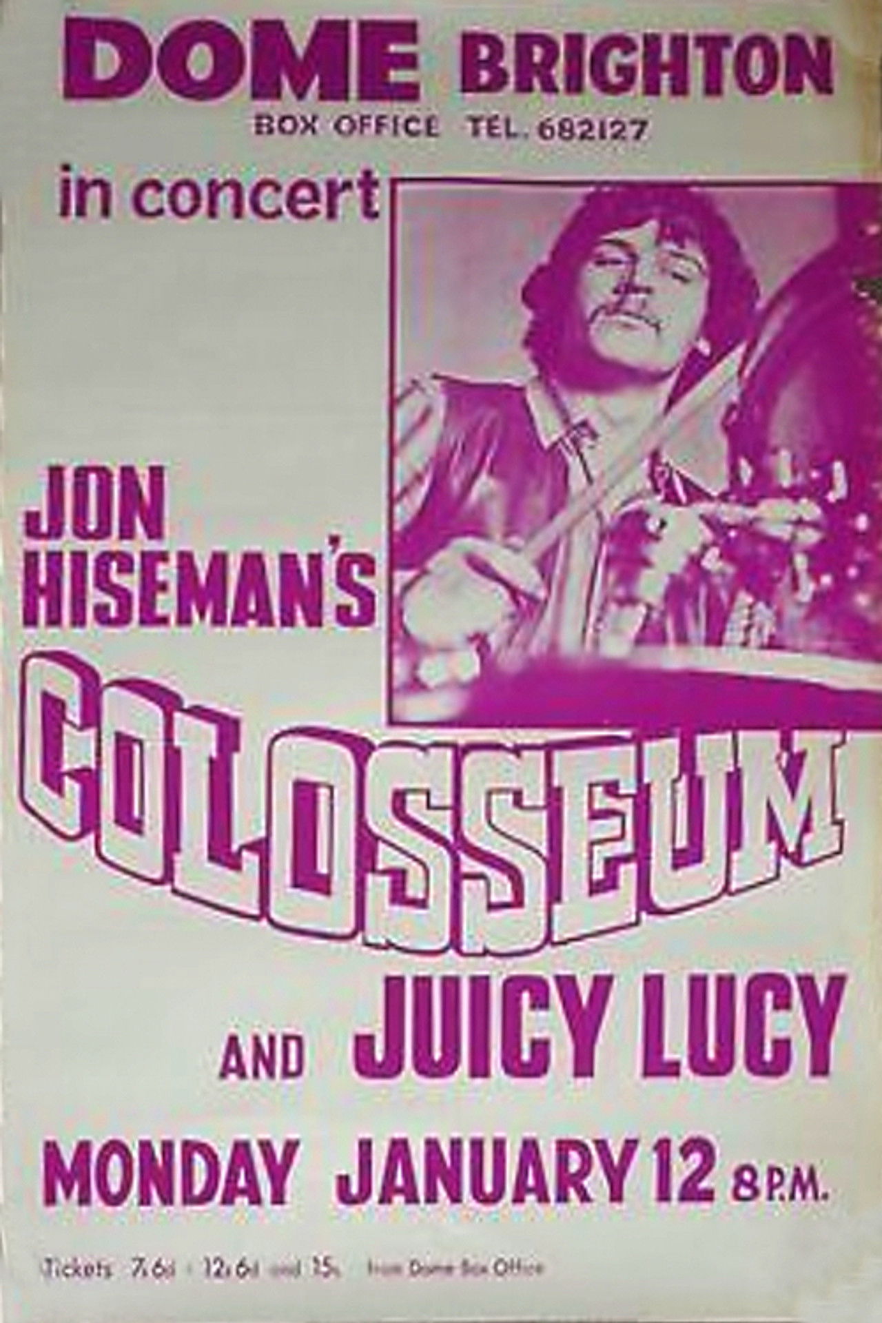 Colosseum and Juicy Lucy Backdrop