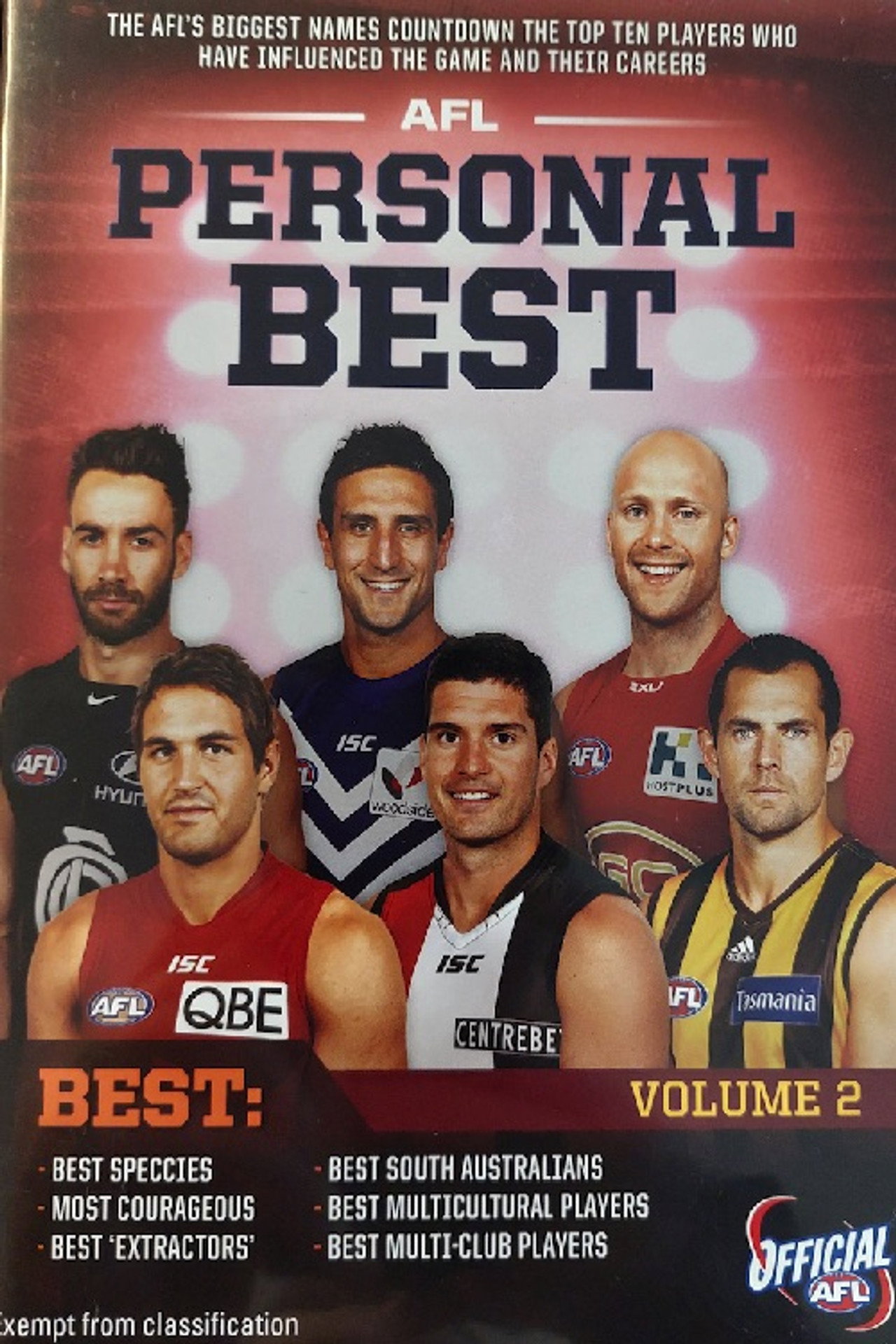 AFL Personal Best Volume 2 filmaffisch