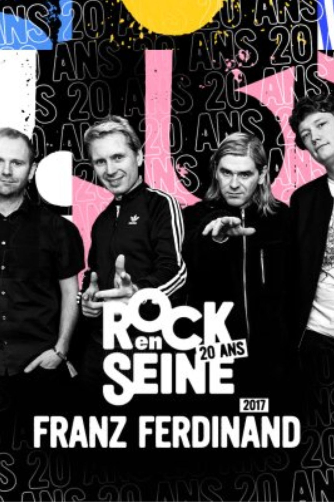 Franz Ferdinand - Rock en Seine 2017 Backdrop