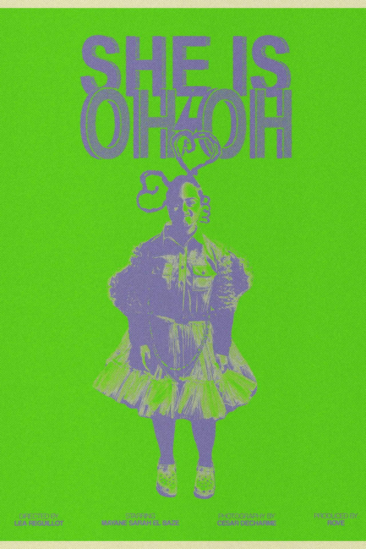 She is Oh Oh Backdrop