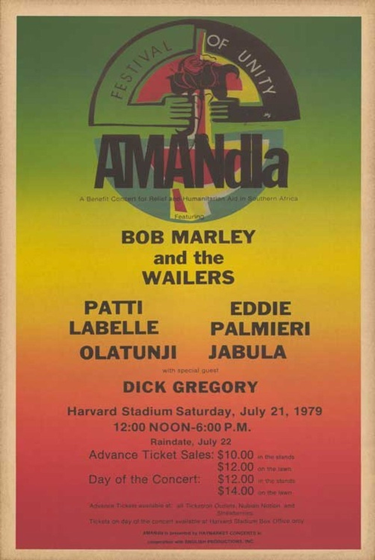 Bob Marley & The Wailers - Live At Harvard Stadium, Boston, 1979