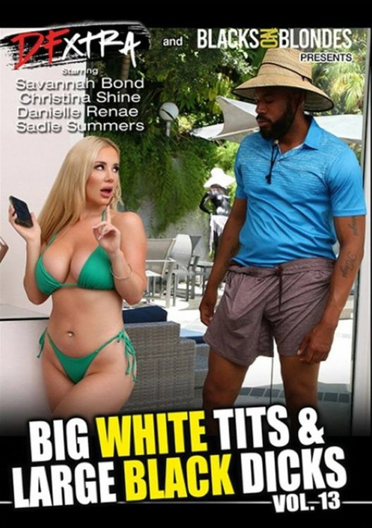 Big White Tits & Large Black Dicks 13 filmaffisch