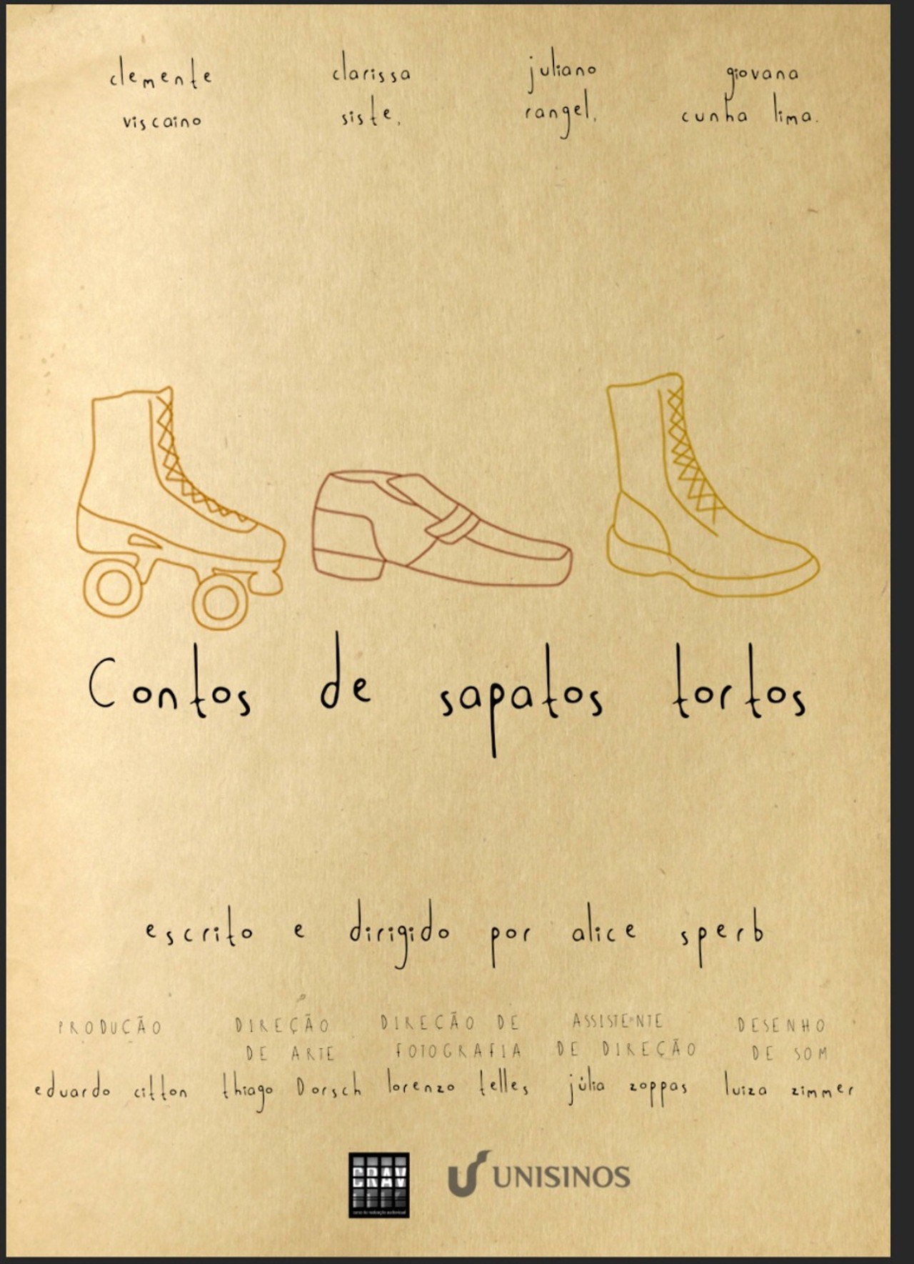 Contos dos Sapatos Tortos filmaffisch