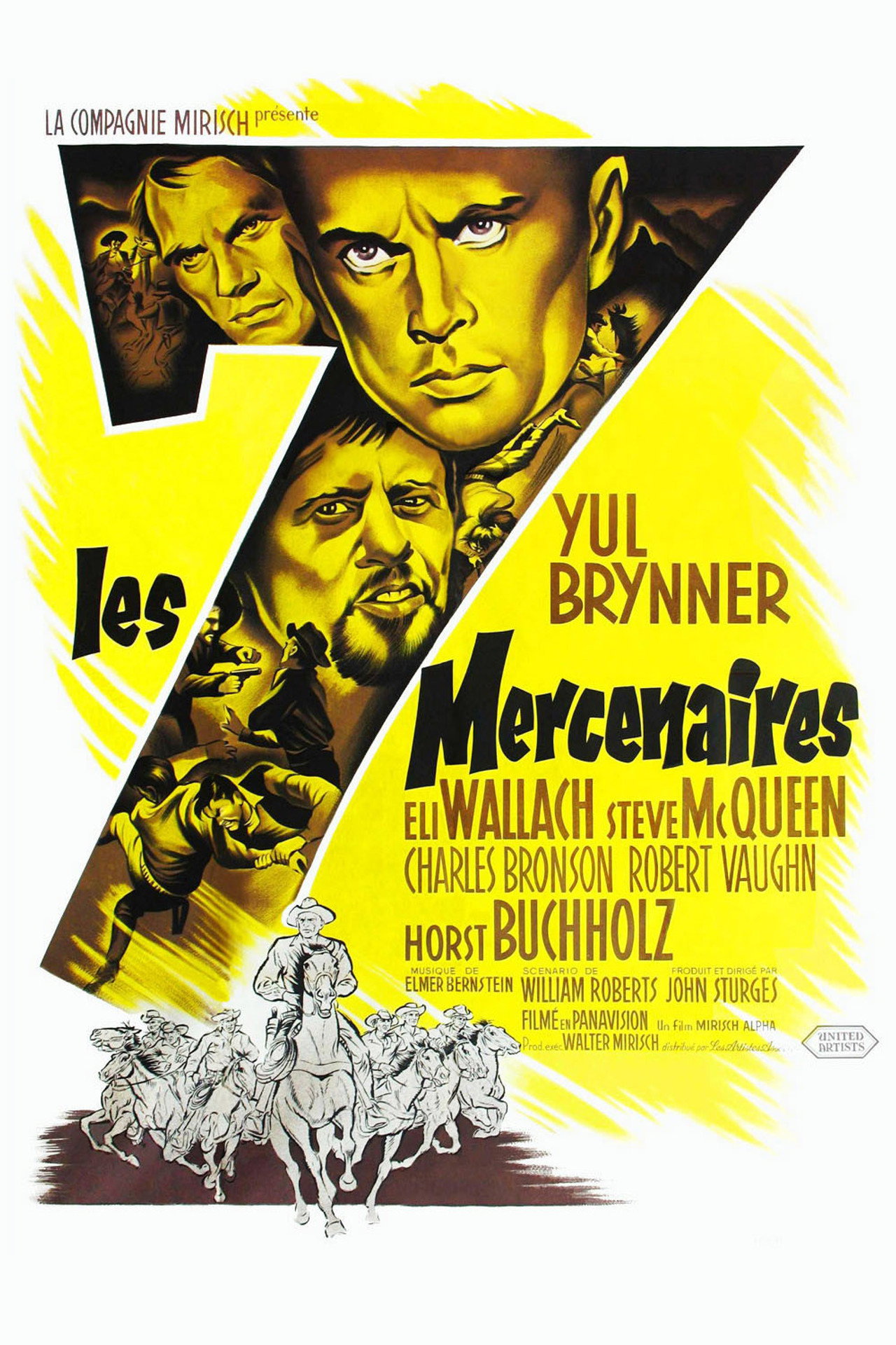 Les Sept Mercenaires poster