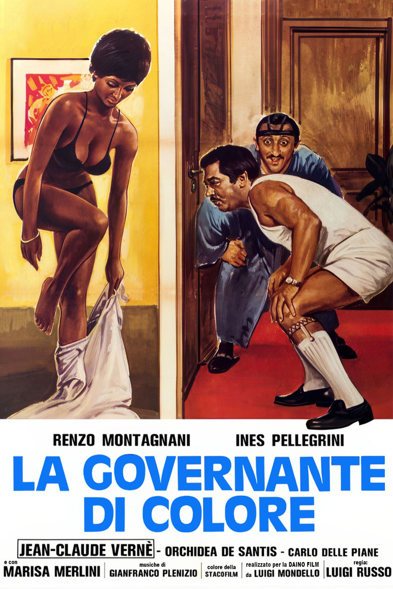 Una bella governante di colore poster