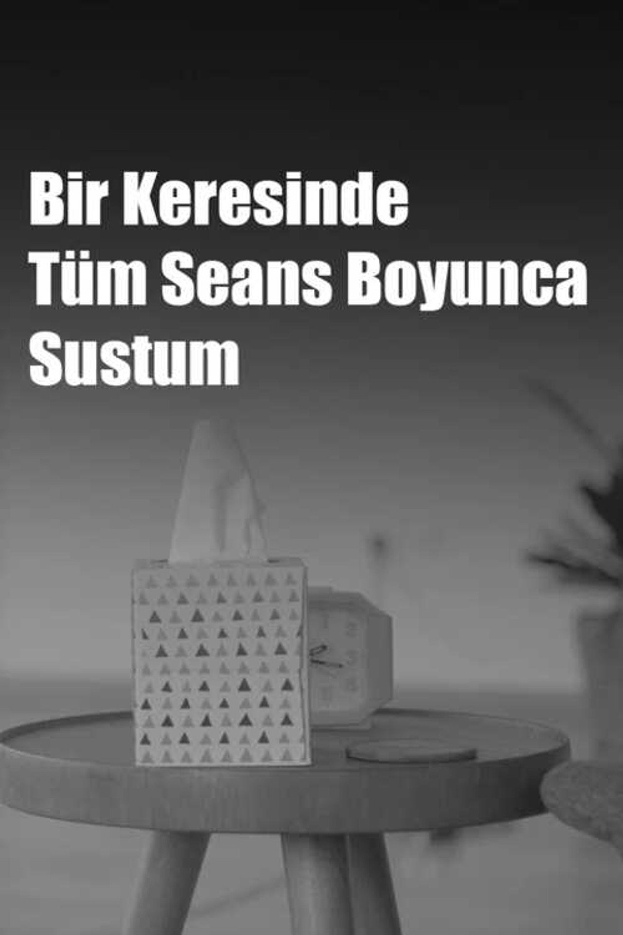 Bir Keresinde Tüm Seans Boyunca Sustum filmaffisch
