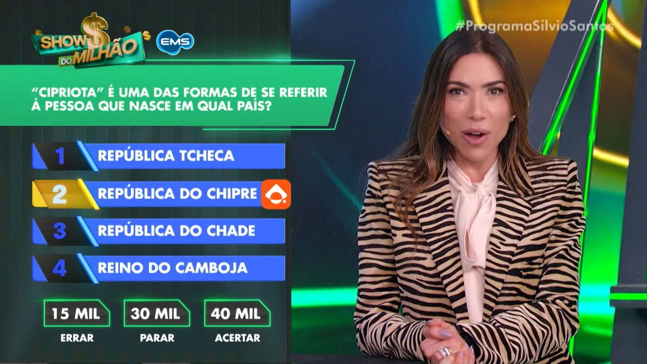 Show do Milhão — Épisode 9