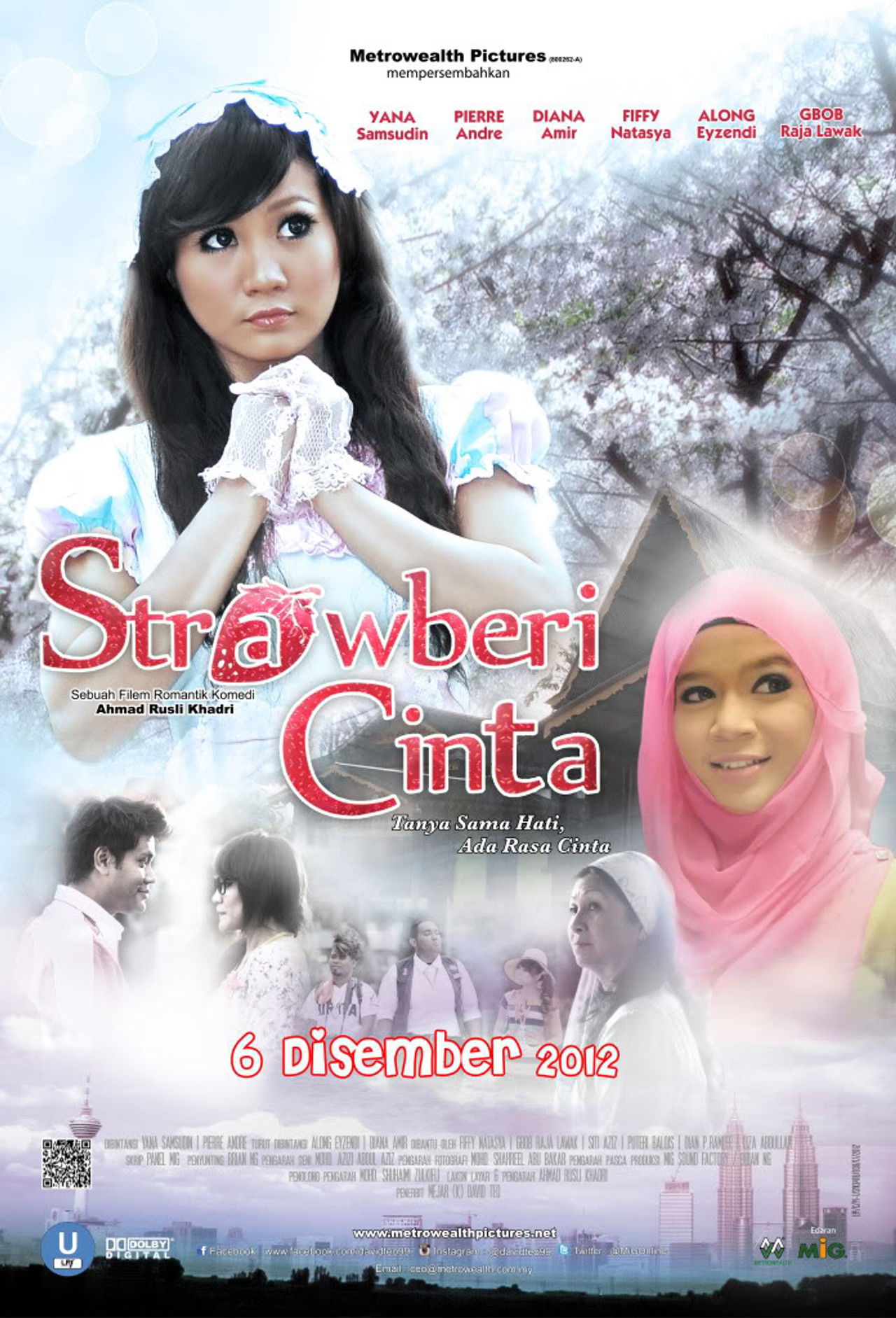 Strawberi Cinta Backdrop