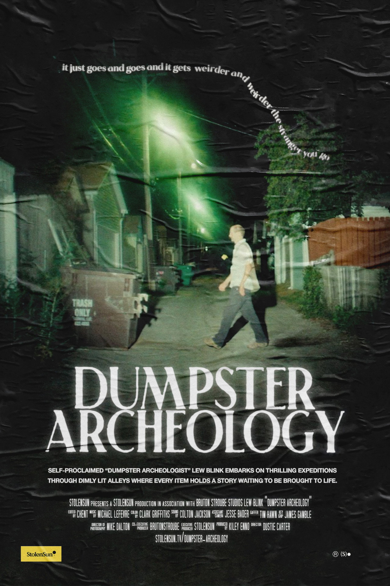 Dumpster Archeology Backdrop
