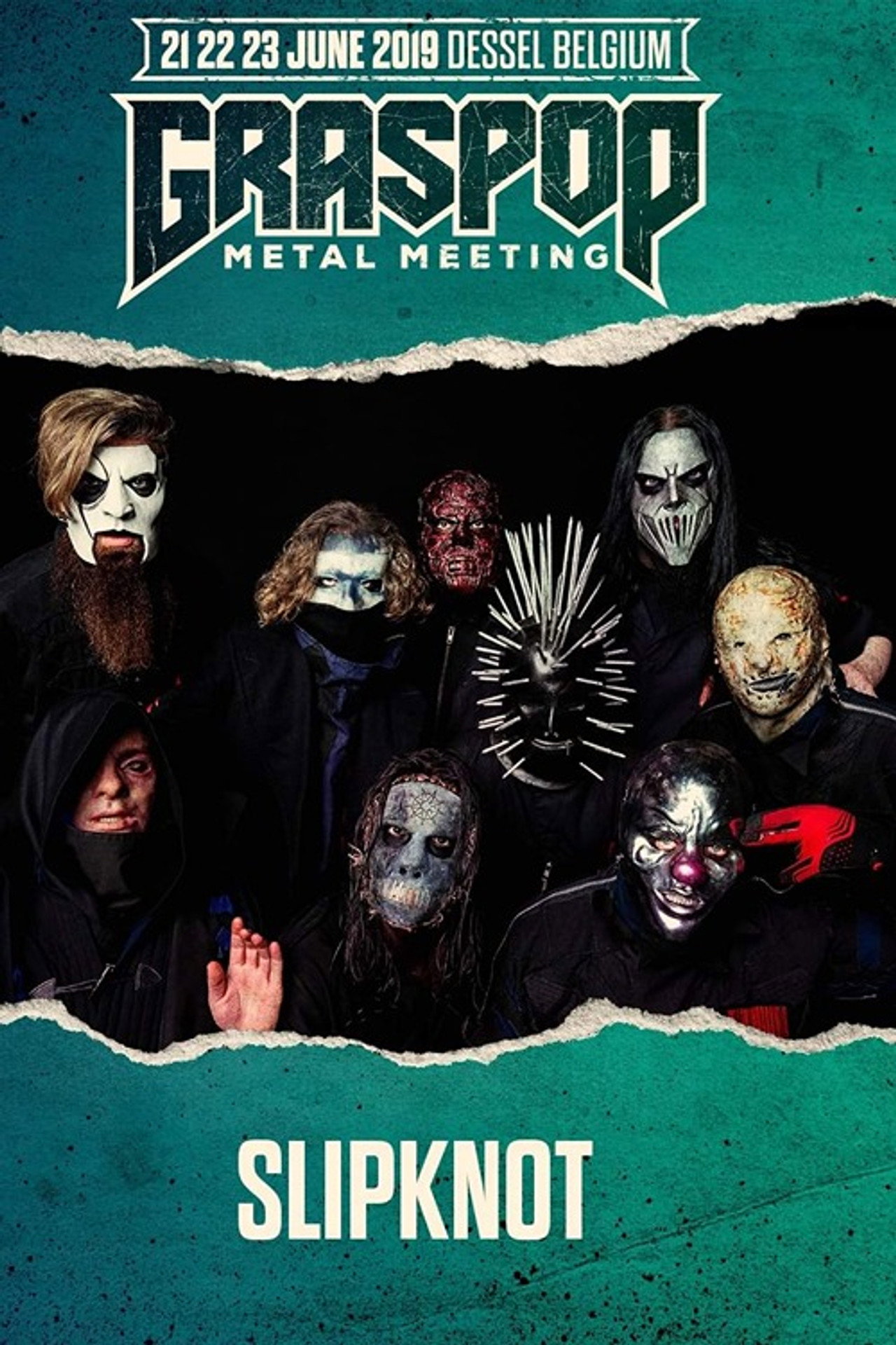 Banner Slipknot - Live at Graspop Metal Meeting 2019