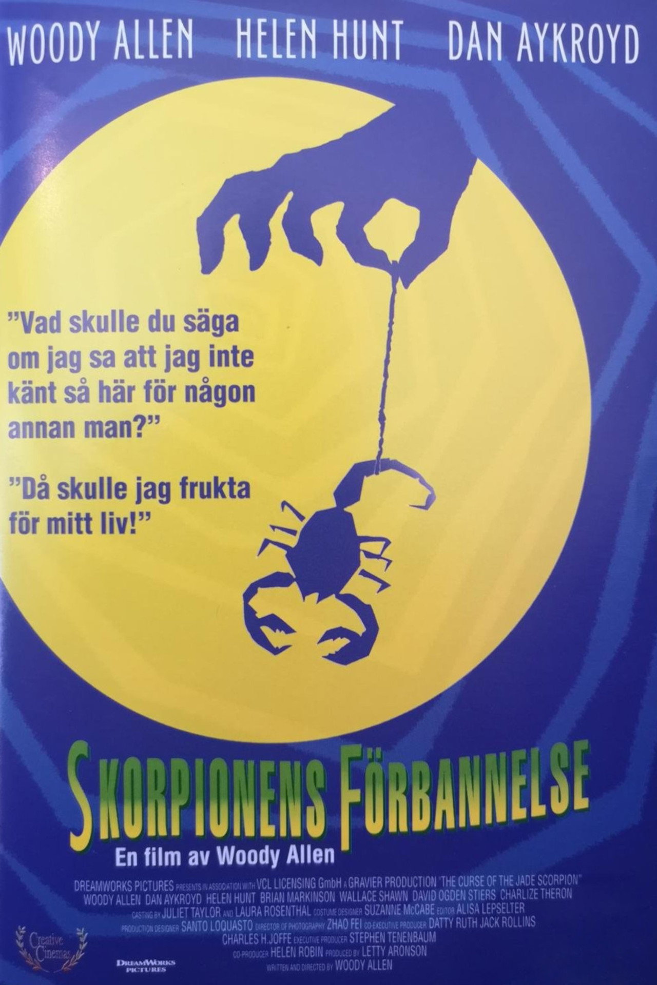 Skorpionens förbannelse filmaffisch