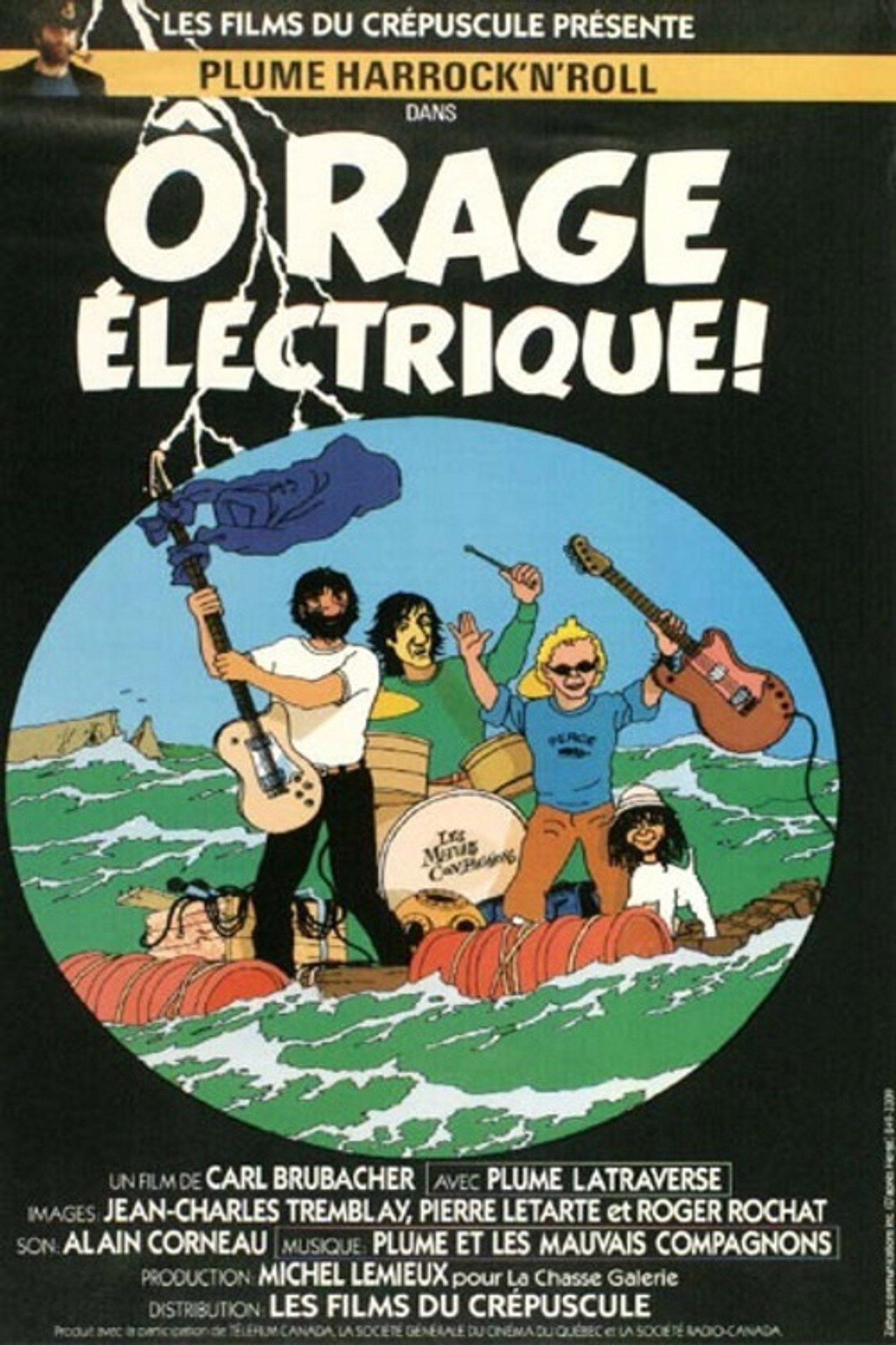Ô rage électrique filmaffisch