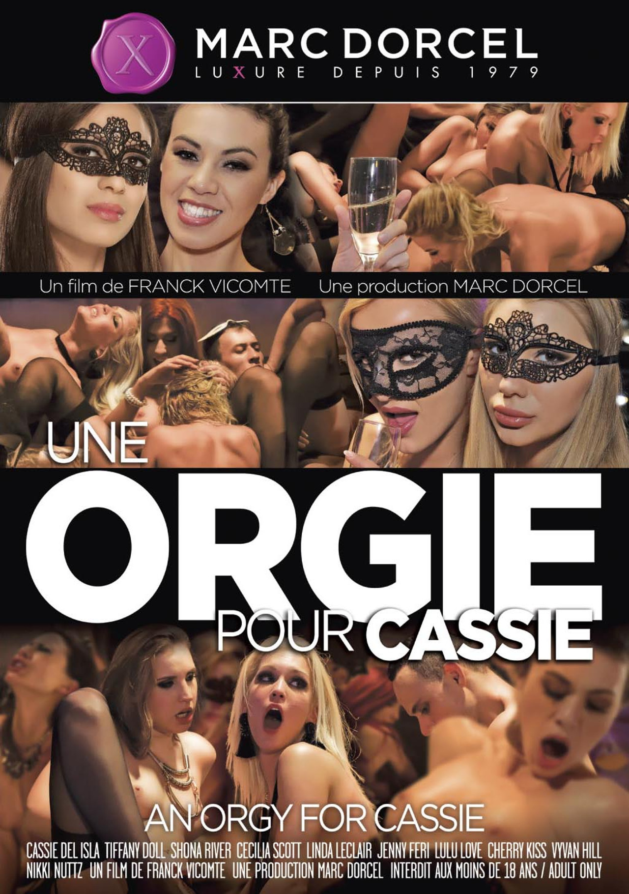 Une orgie pour Cassie filmaffisch