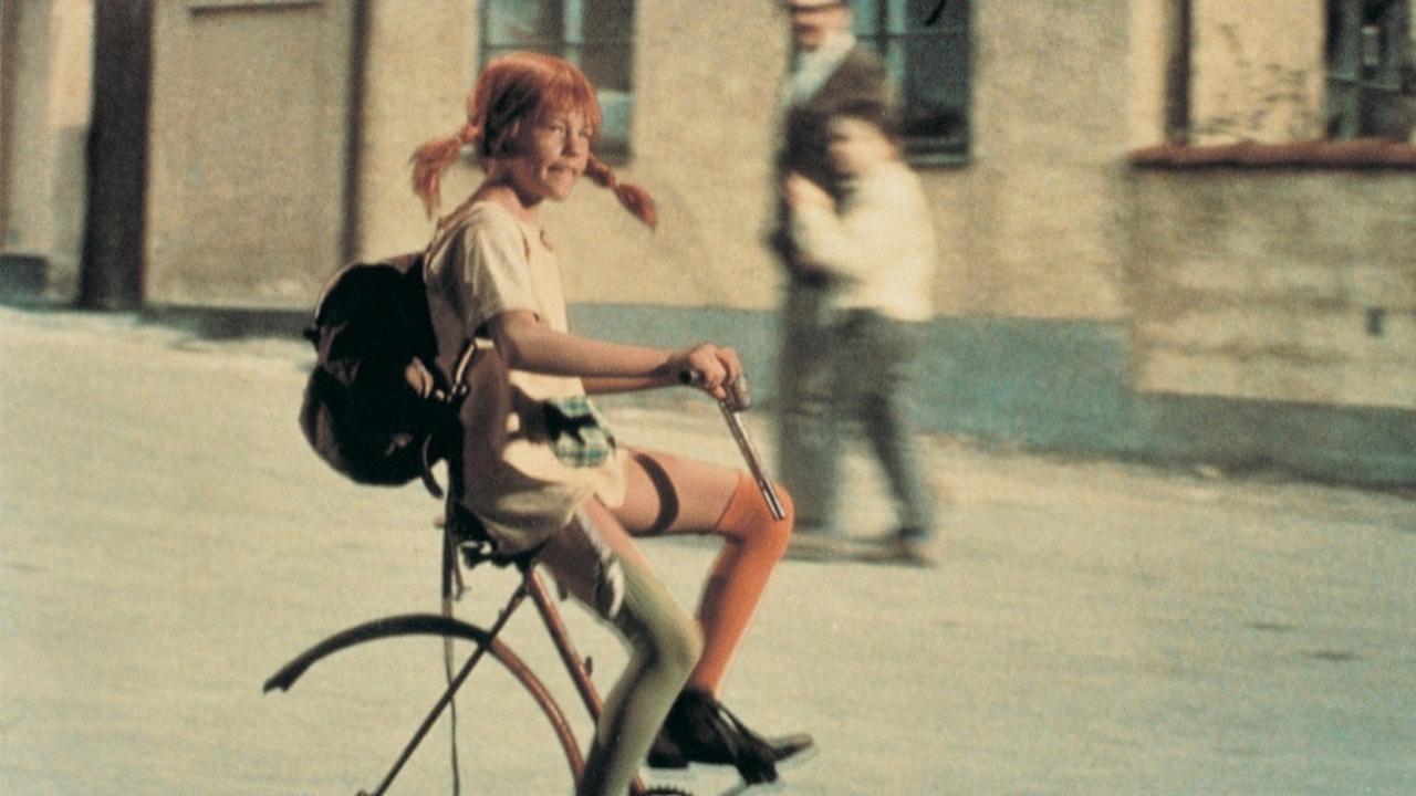 Scen från På rymmen med Pippi Långstrump