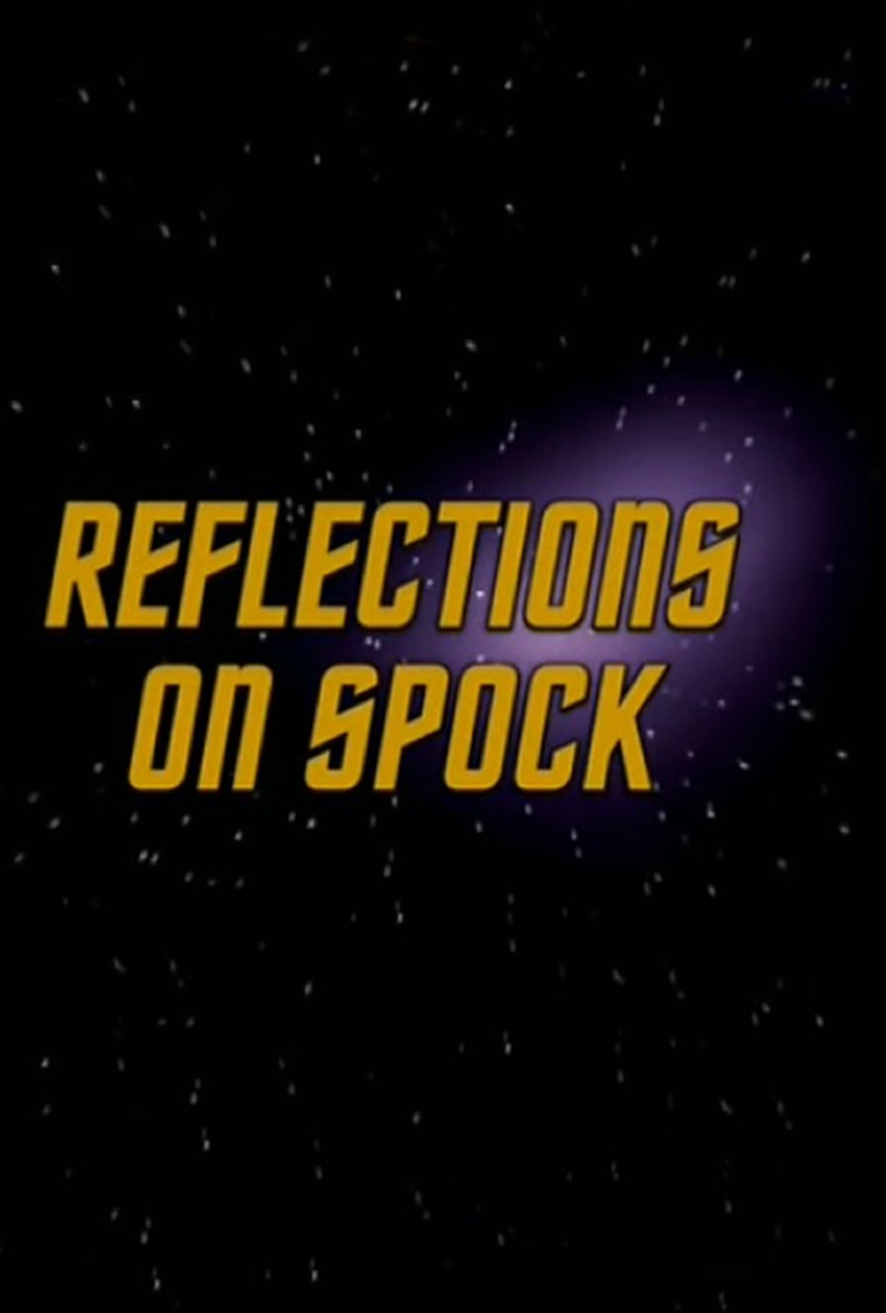Reflections on Spock Backdrop