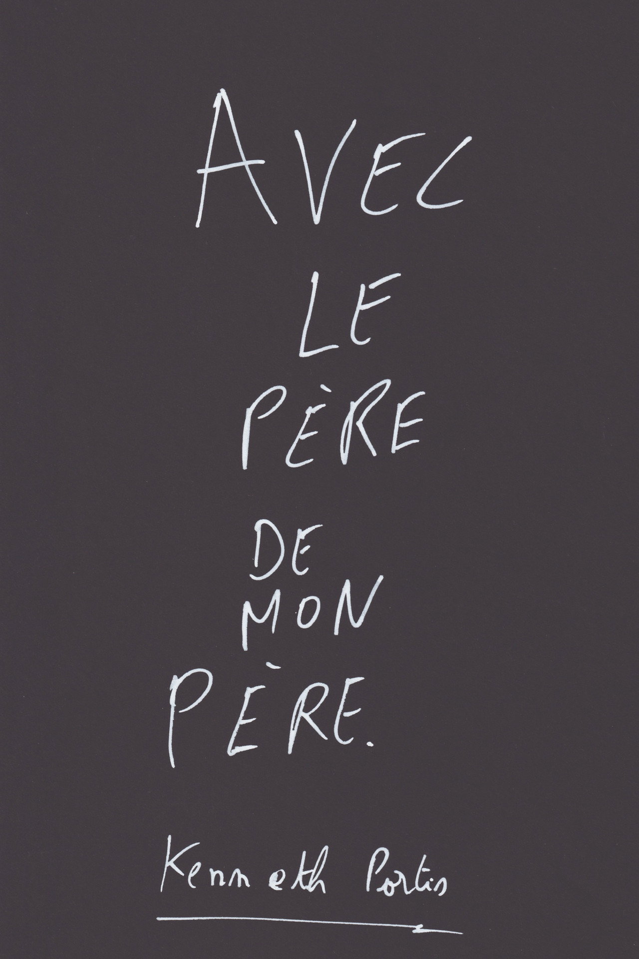 Avec le père de mon père poster