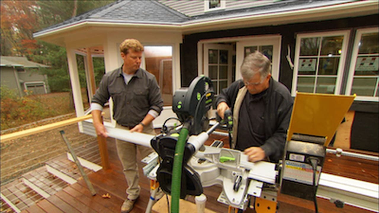 Press Photo his Old Adobe:Master Carpenter Norm Abram and host Steve T -  Historic Images