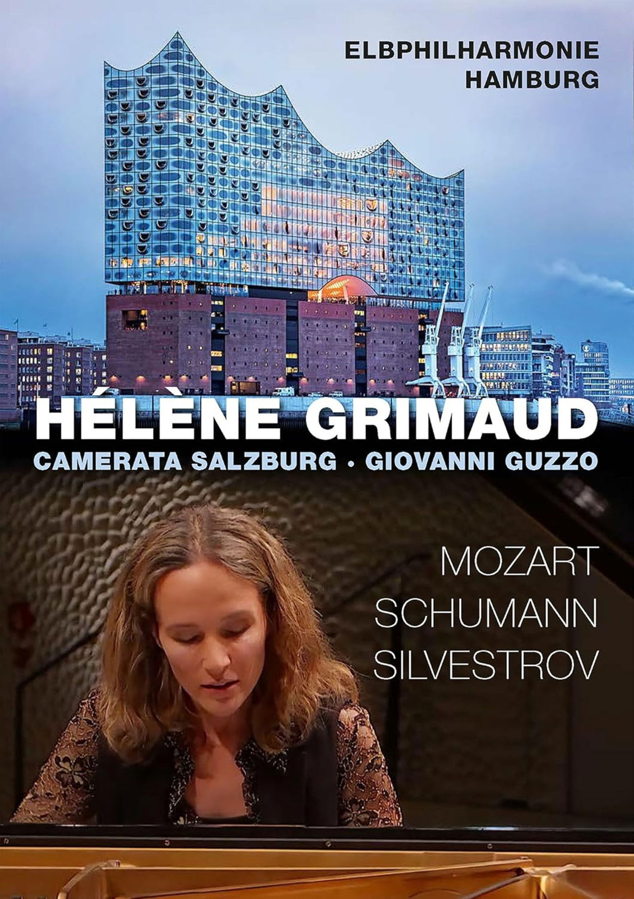 Helene Grimaud at Elbphilharmonie Hamburg: Mozart, Schumann, Silvestrov Backdrop
