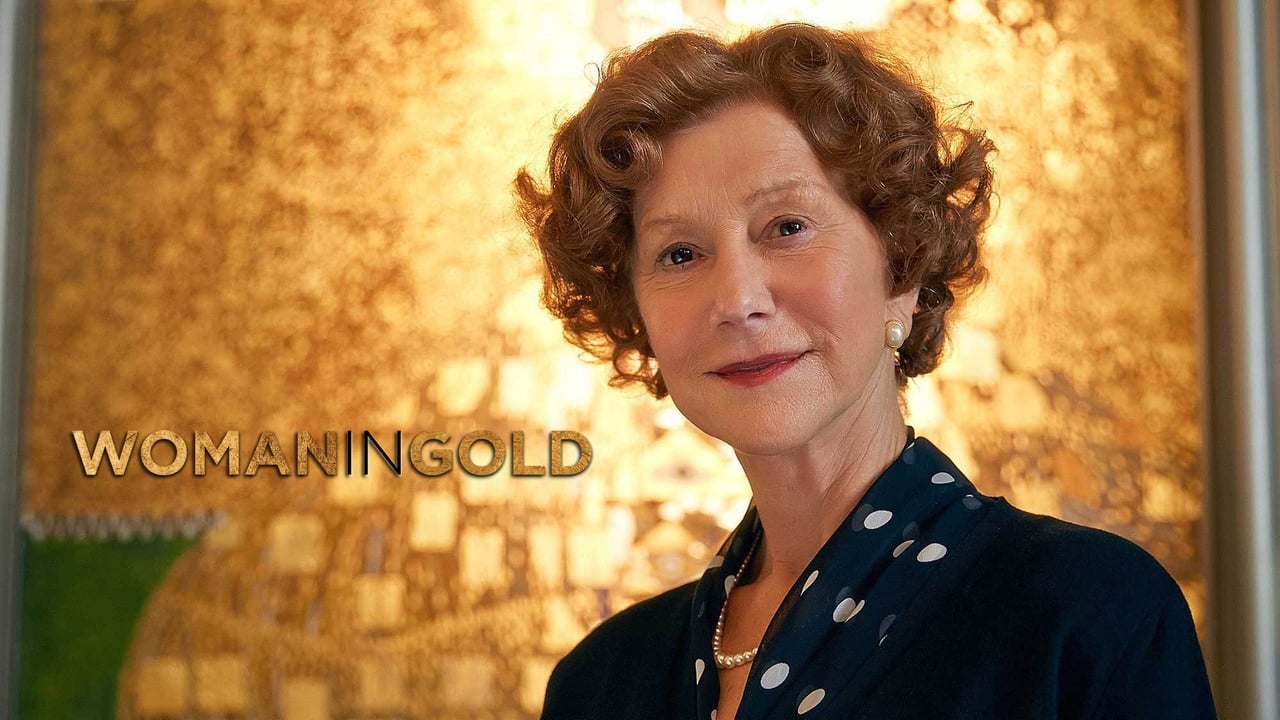 Woman in Gold background