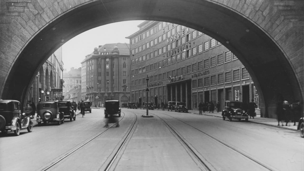 Scen från Stockholm 1930-1939