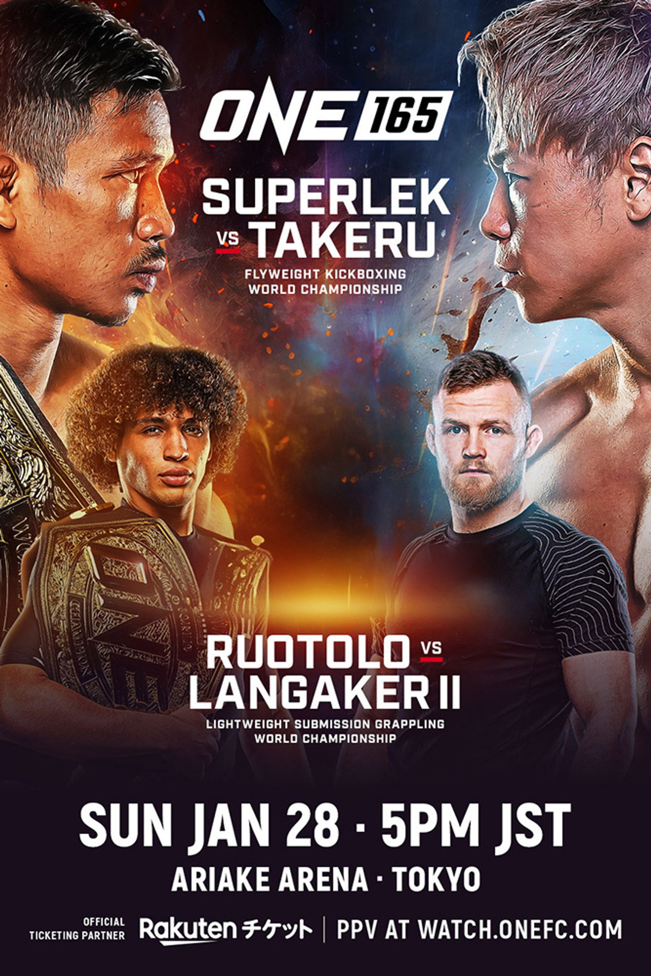 ONE 165: Superlek vs. Takeru filmaffisch