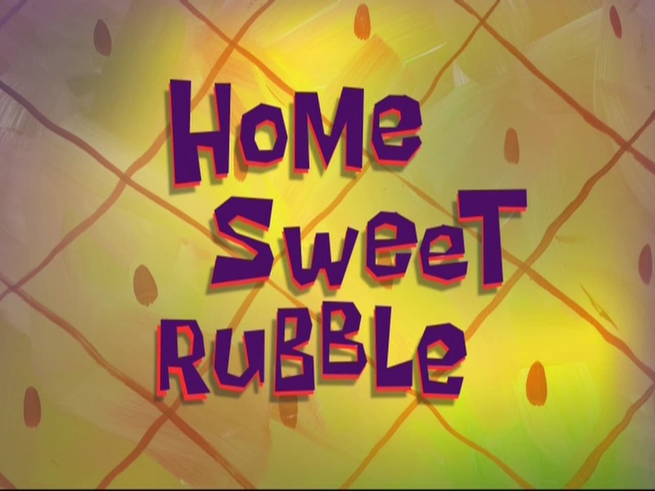 SpongeBob SquarePants - Season 8 Episode 33 : Home Sweet Rubble