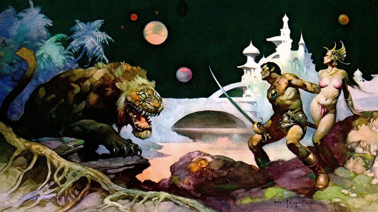 Scen från Frazetta: Painting with Fire