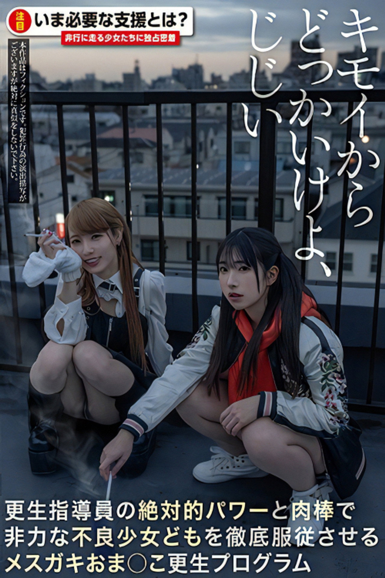 キモイからどっかいけよ、じじい 更生指導員の絶対的パワーと肉棒で非力な不良少女どもを徹底服従させるメスガキおま○こ更生プログラム filmaffisch