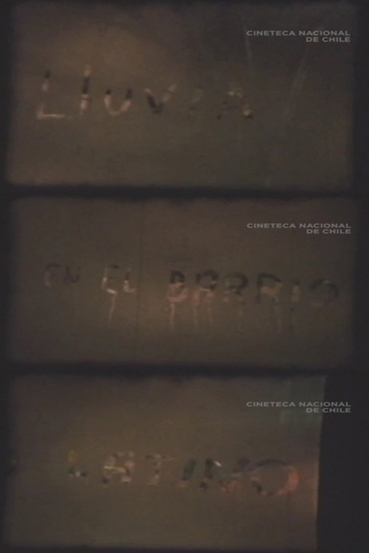 Lluvia en el Barrio Latino filmaffisch