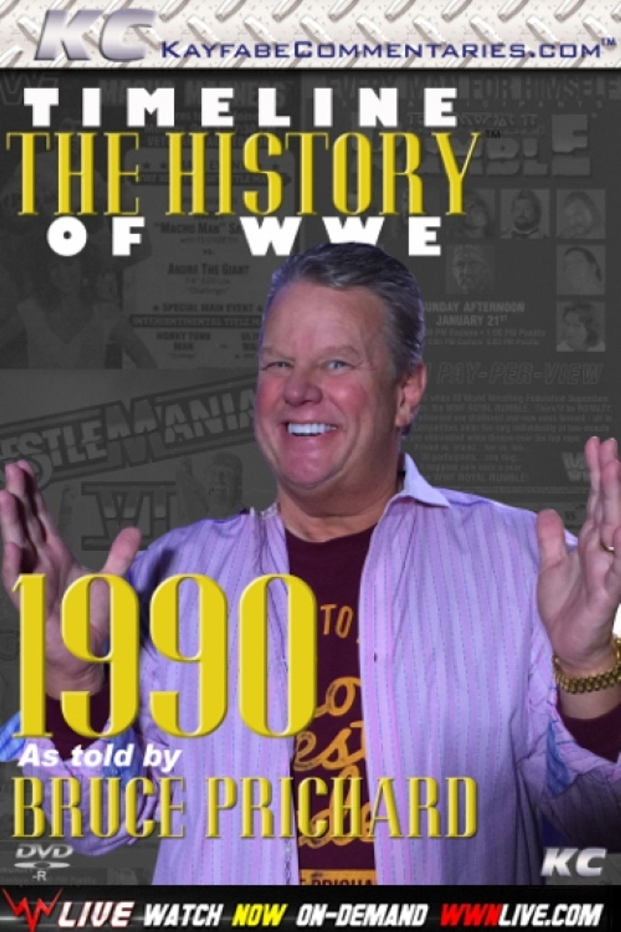 Timeline: The History of WWE – 1990 – As Told By Bruce Prichard Backdrop