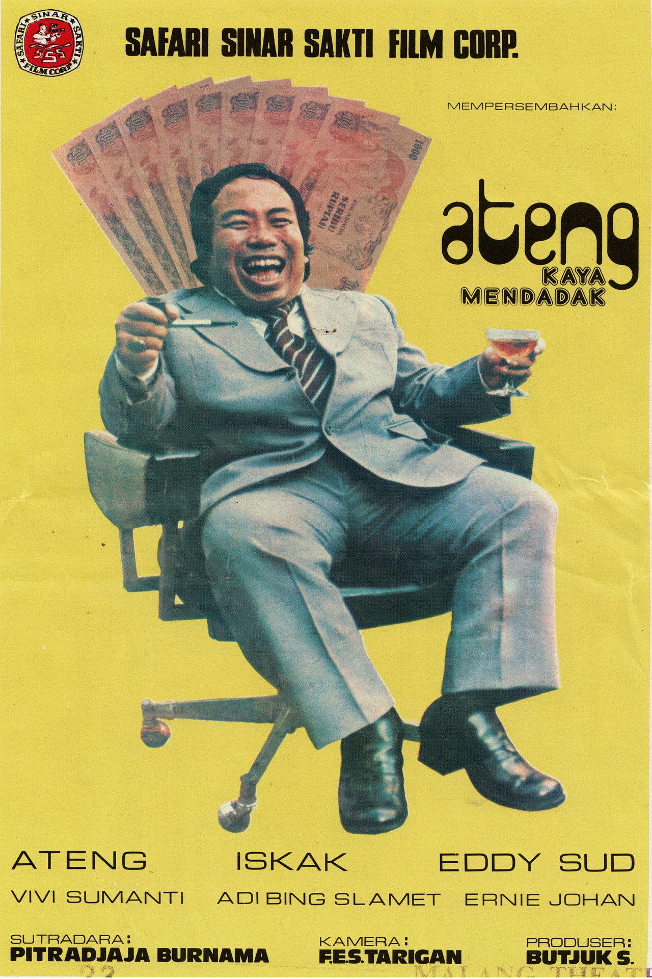 Ateng Kaya Mendadak Backdrop